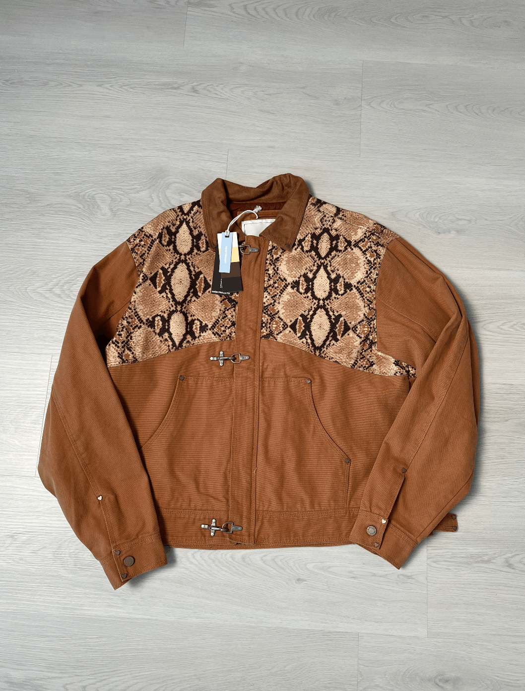 Nude Nude Project Heavy Canvas Trucker Jacket Animalie Size US XL / EU 56 / 4 - 1 Thumbnail