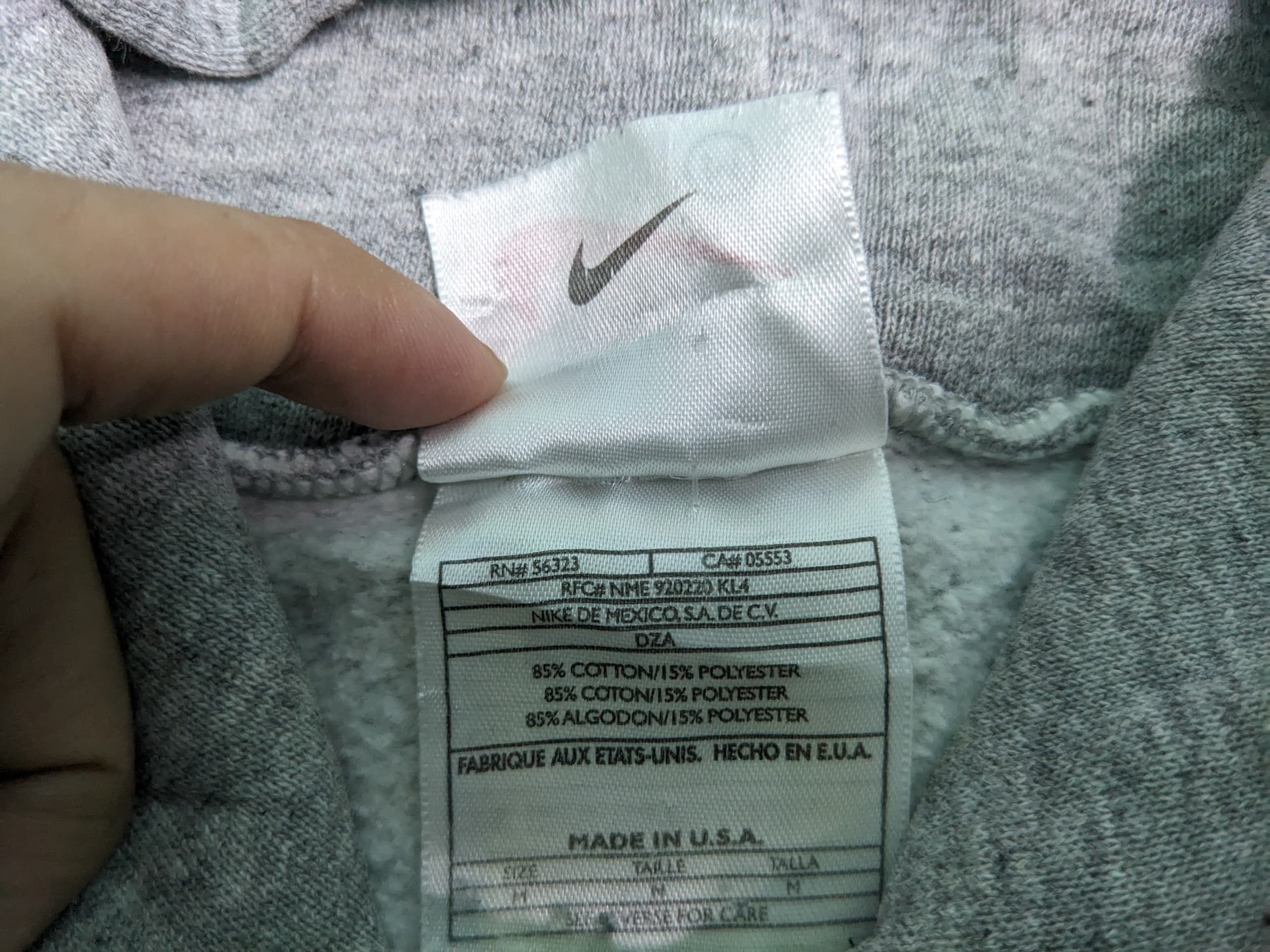 Nike × Vintage 90s VINTAGE NIKE CENTER LOGO PULLOVER HOODIE TRAVIS SCOTT Size US M / EU 48-50 / 2 - 6 Thumbnail