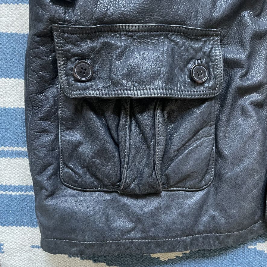 Barbour BARBOUR INTERNATIONAL Lined Leather Jacket Size US XXL / EU 58 / 5 - 7 Thumbnail