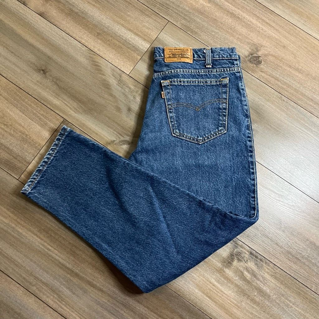 Levi's Vintage Levi 545 Blue Denim Casual Jeans Men 36x28.5 Size US 36 / EU 52 - 1 Thumbnail
