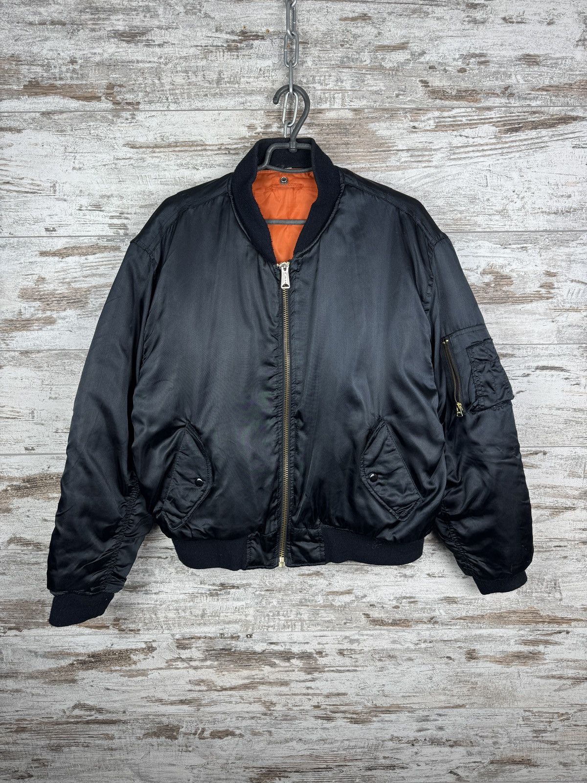 Japanese Brand × Vintage Vintage Air Firce Bomber Jacket Flight Ma