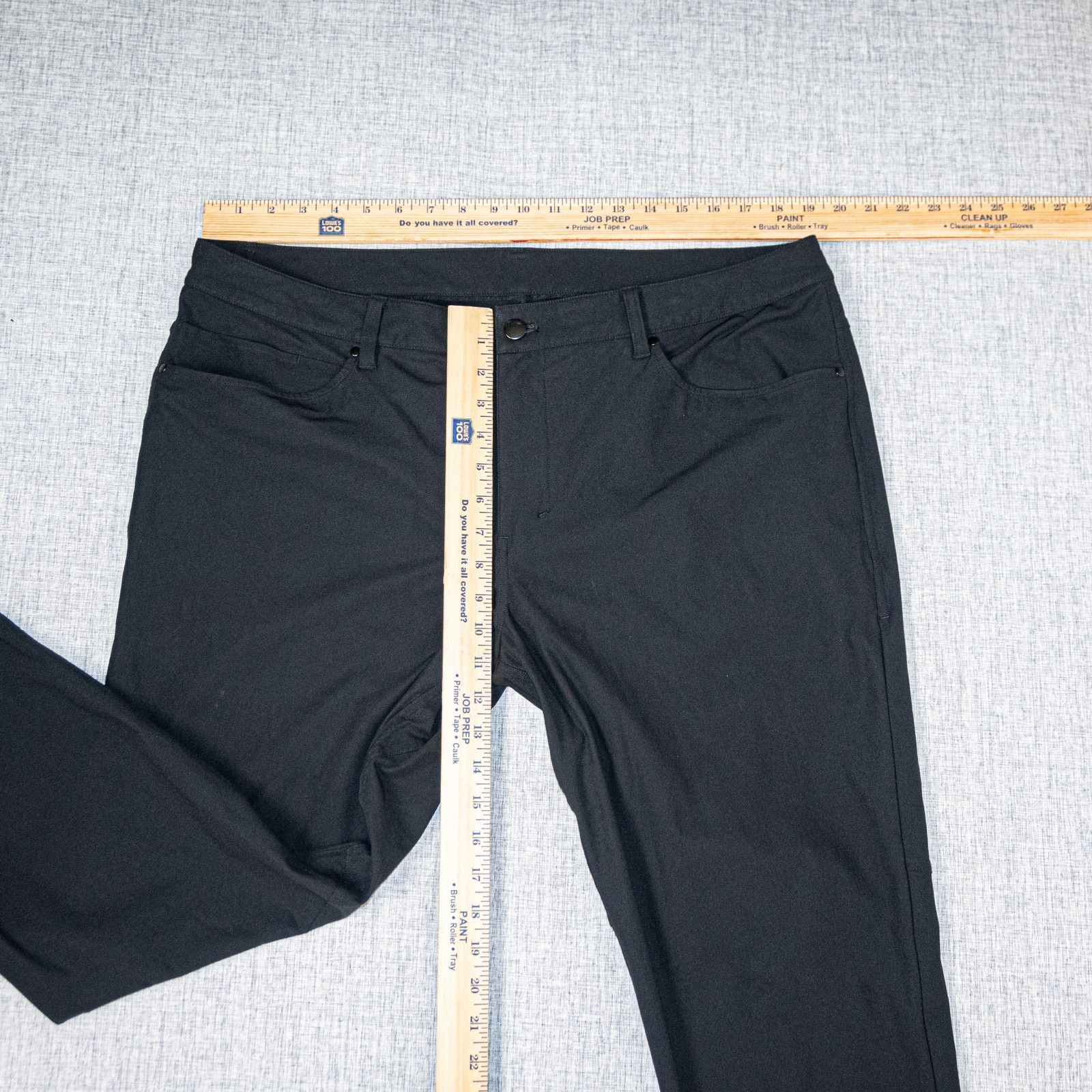 Lululemon Lululemon ABC Slim fit 5 Pocket Pants in Black Warstreme 38 Size US 38 / EU 54 - 8 Thumbnail