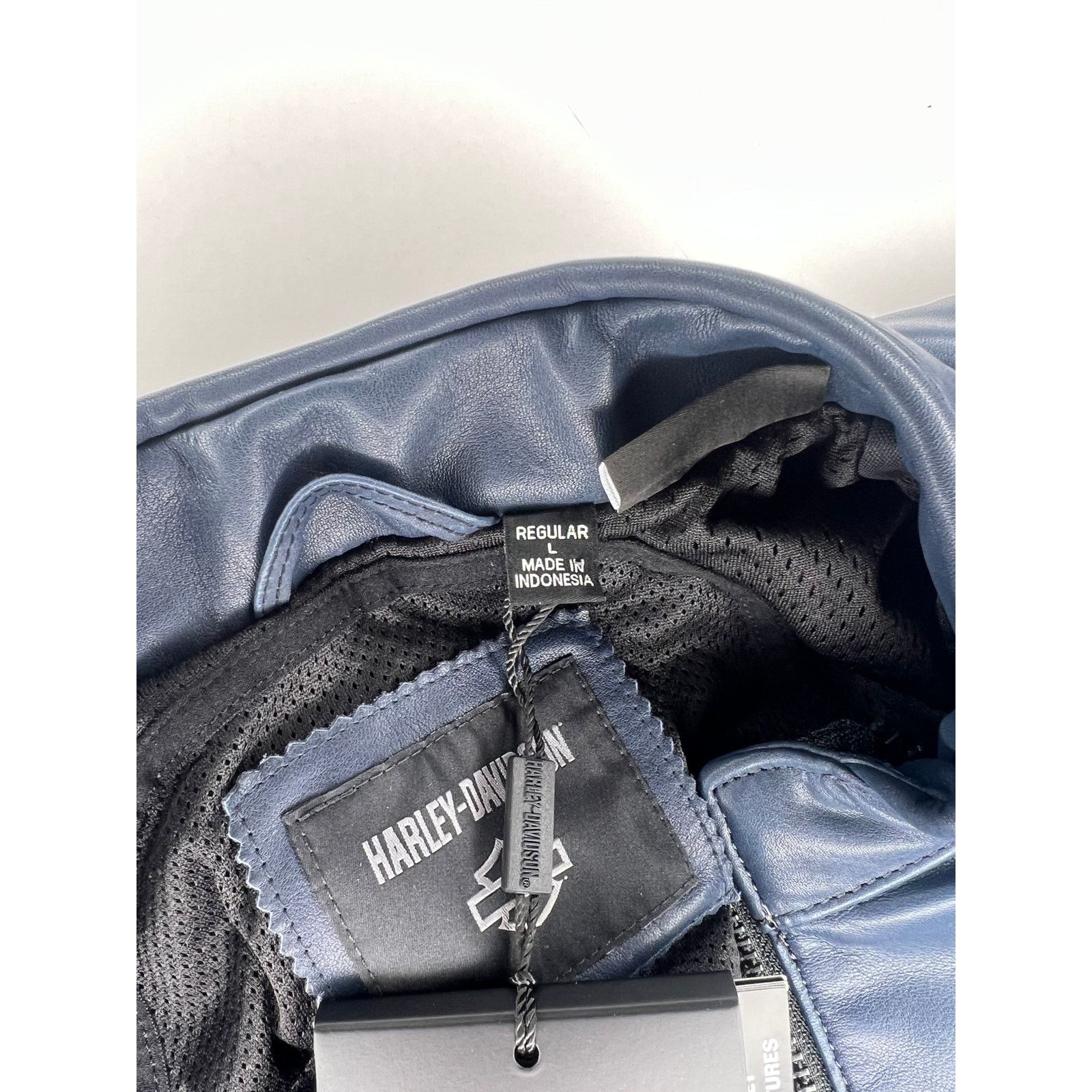 Harley Davidson Harley Davidson Capitol Triple Vent 2.0 Leather Jacket Blue Size US L / EU 52-54 / 3 - 10 Thumbnail