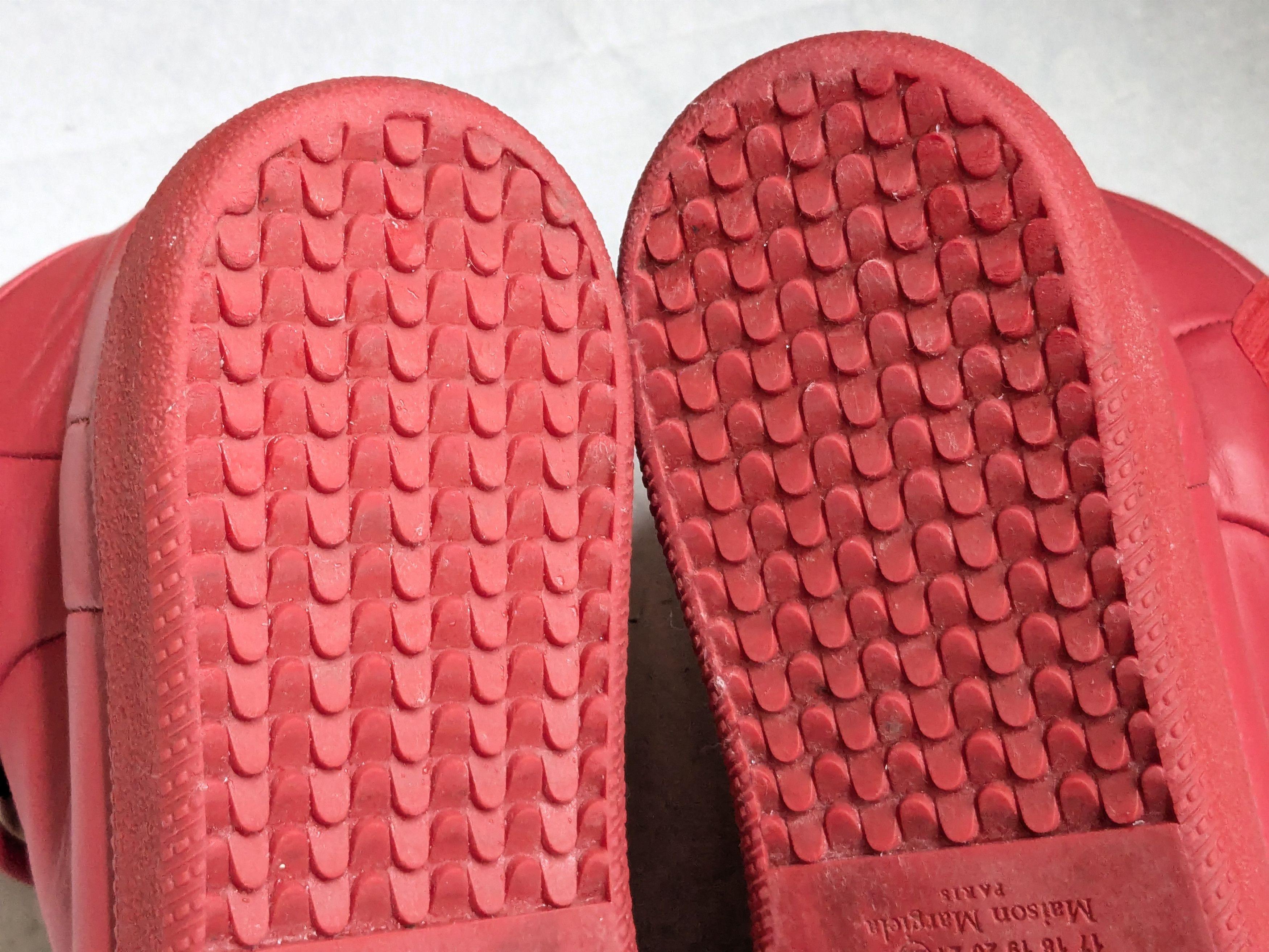 Maison Margiela Maison Margiela Future Red 13 46 High Tops Leather Sneakers Size US 13 / EU 46 - 18 Thumbnail
