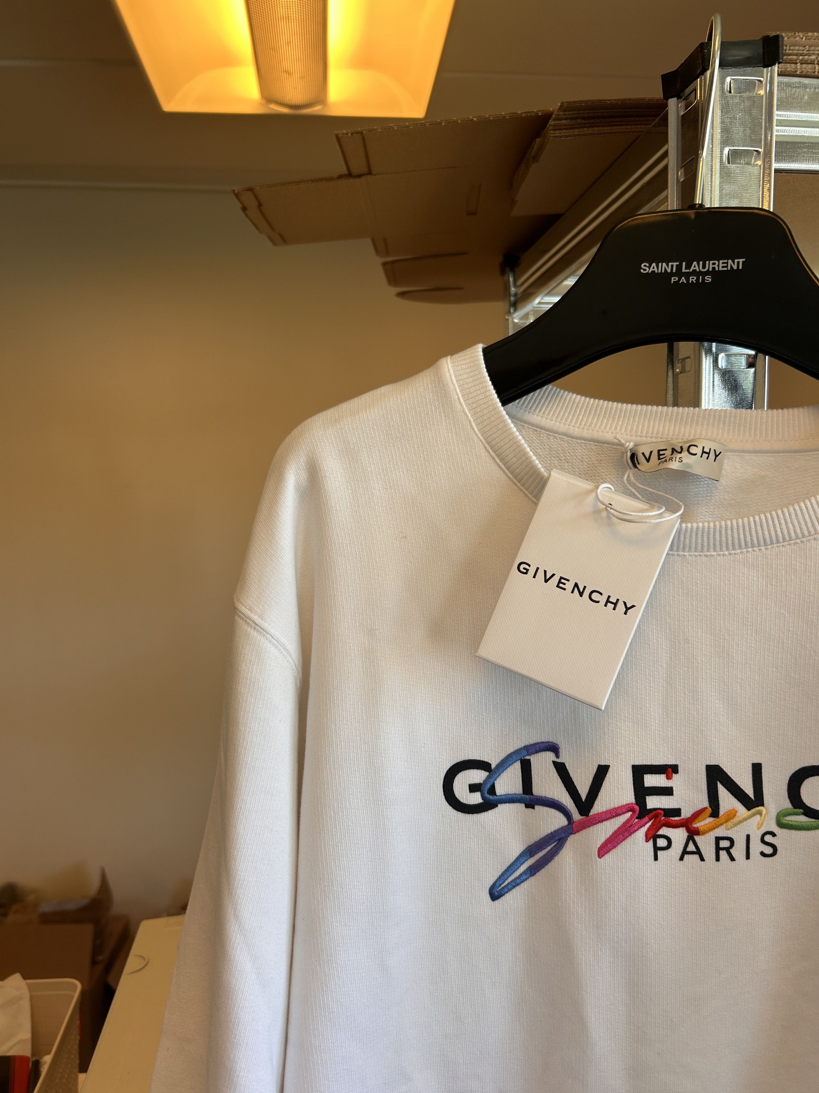 Givenchy Givenchy Rainbow Signature Sweatshirt Size US XXL / EU 58 / 5 - 4 Thumbnail