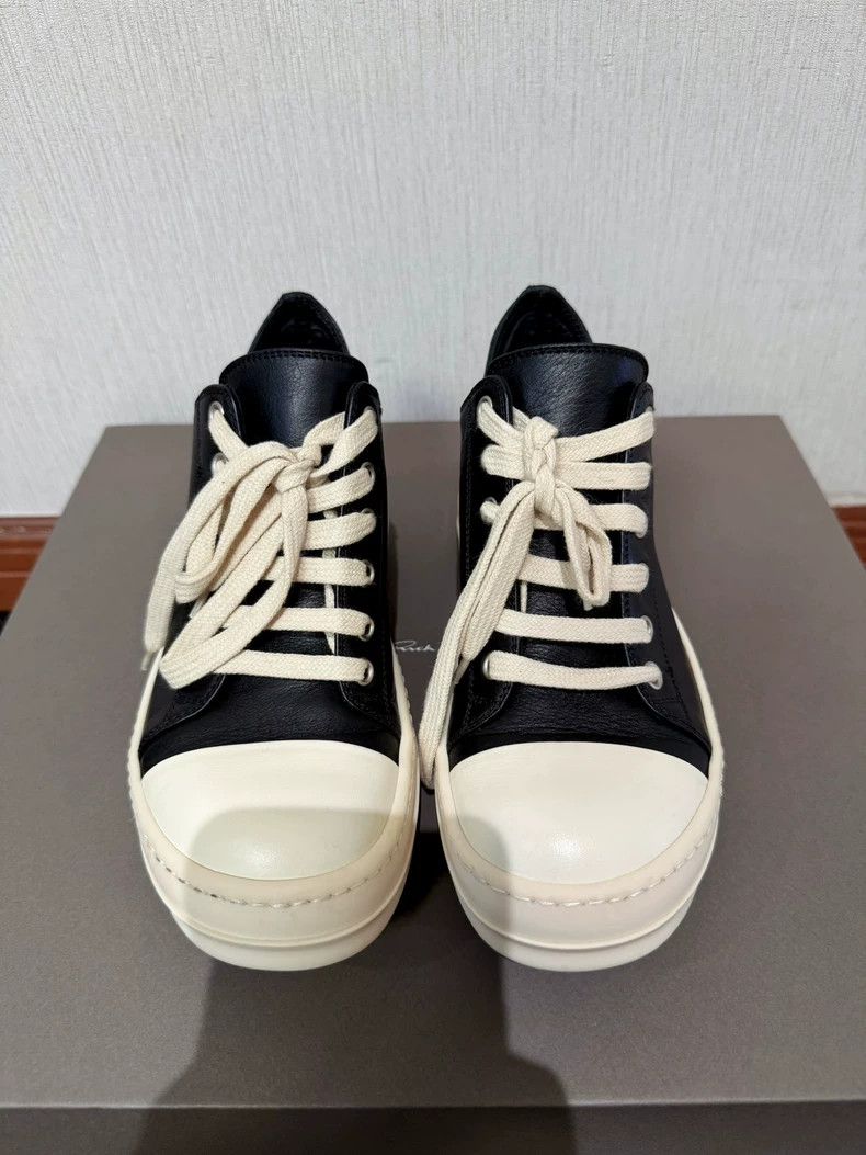 Other Rick owens Black and White Cowhide Low Top Big Converse sh Size US 4.5 / IT 34.5 - 2 Thumbnail