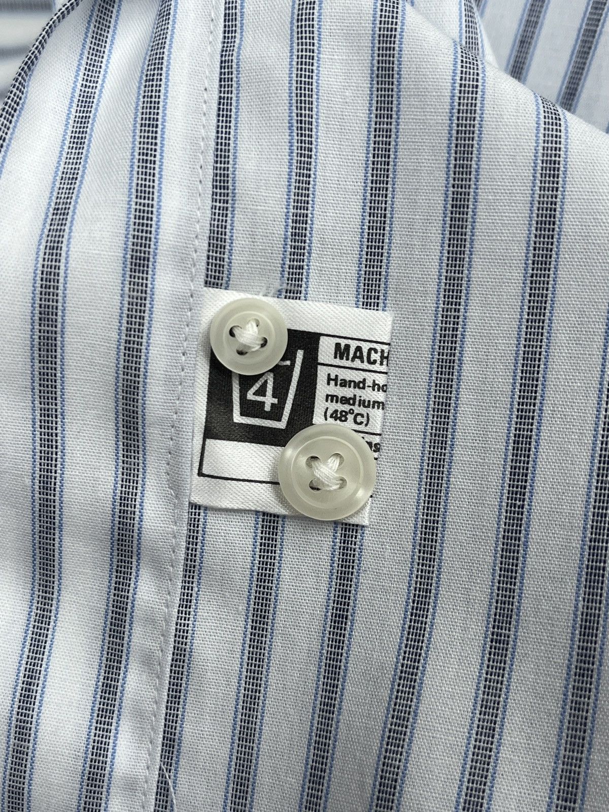 Christian Dior Monsieur Christian Dior Monsieur Shirt Stripped 43 17 Size US XL / EU 56 / 4 - 5 Thumbnail