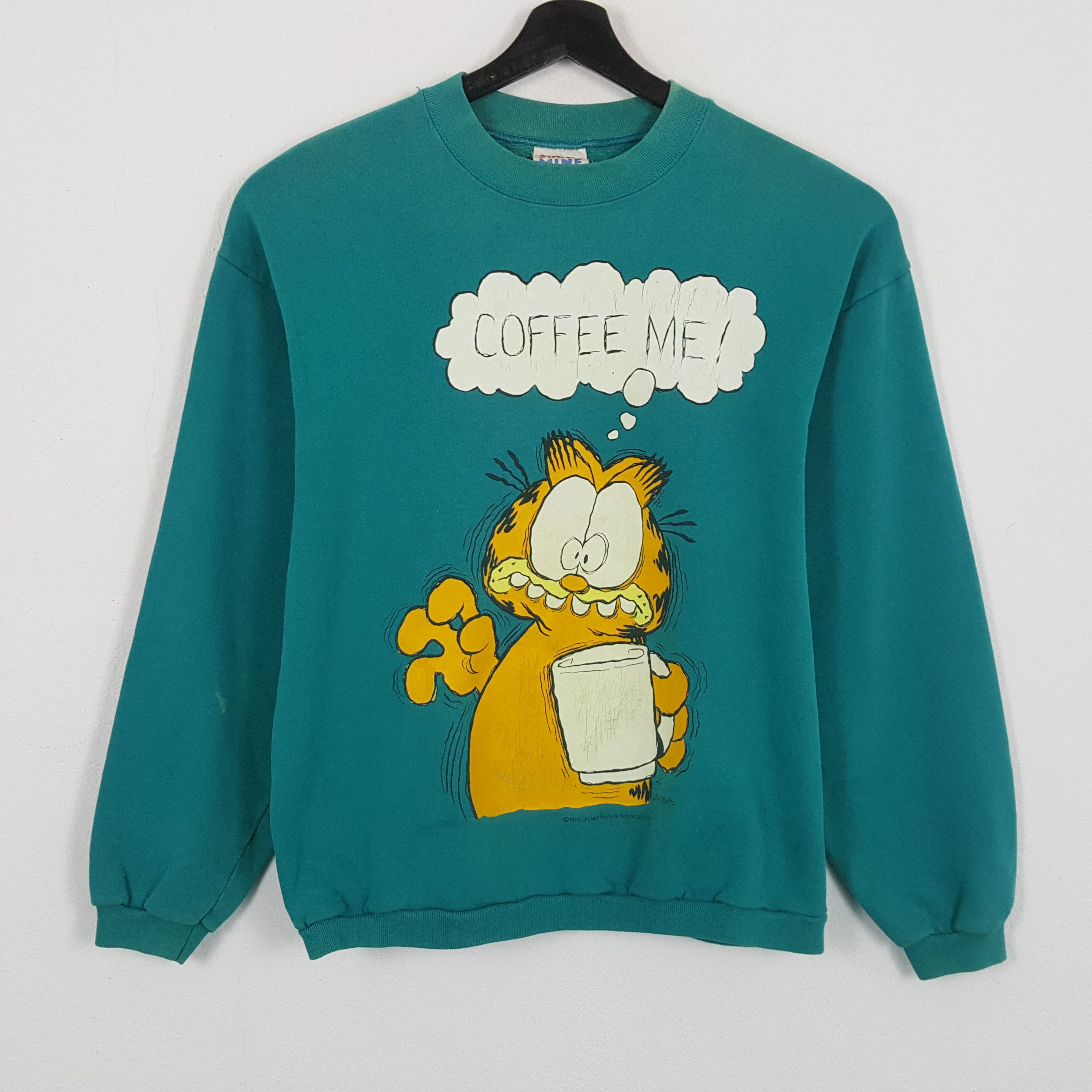 GARFIELD Cartoon Character Streetwear Vintage Sweatshirt