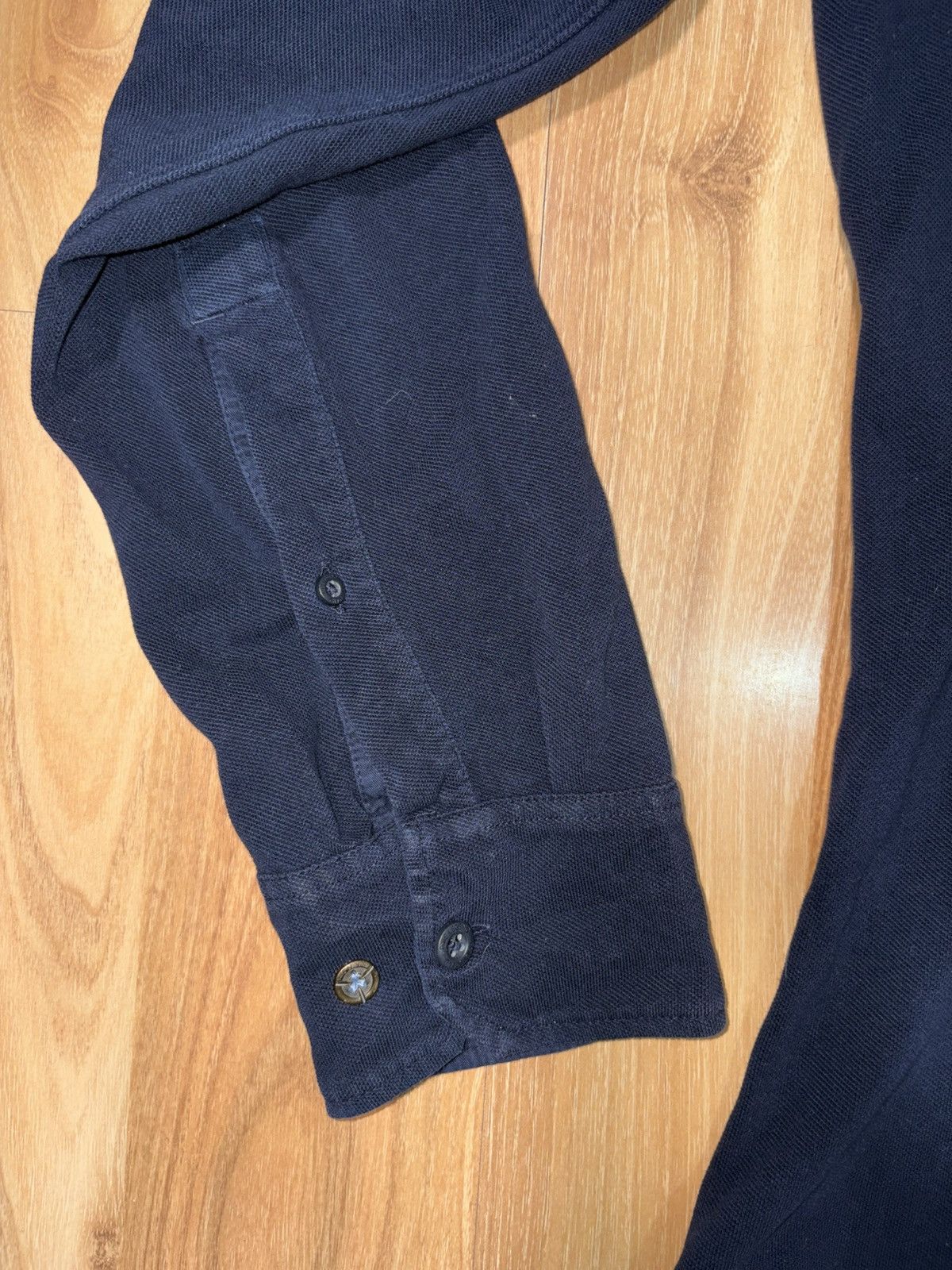 Japanese Brand PME Legend "American Classic" Knit Button-Down Shirt Size US XL / EU 56 / 4 - 3 Thumbnail