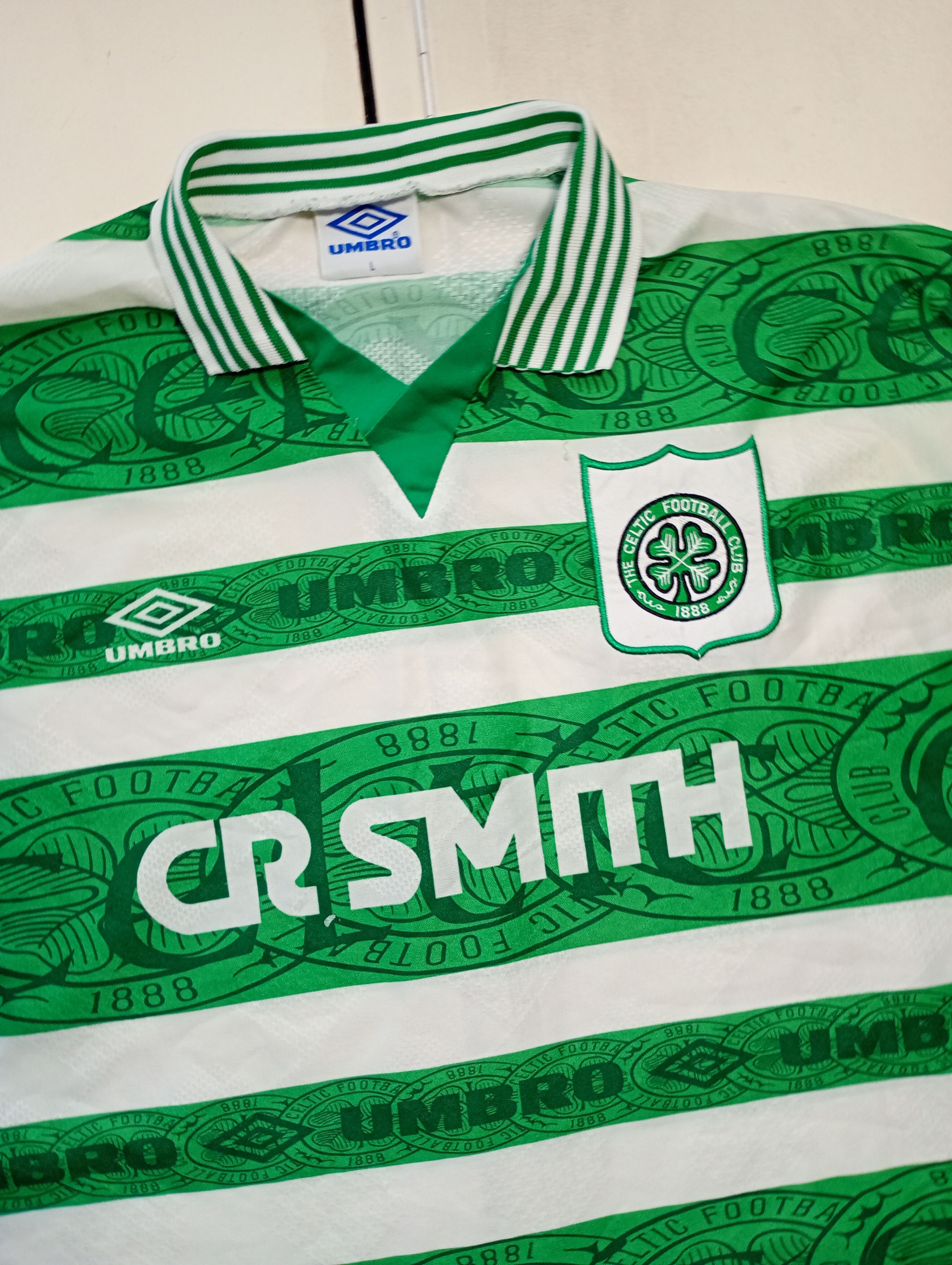 Umbro Umbro Celtic FC Home Jersey 1995-1997 Size US L / EU 52-54 / 3 - 6 Thumbnail