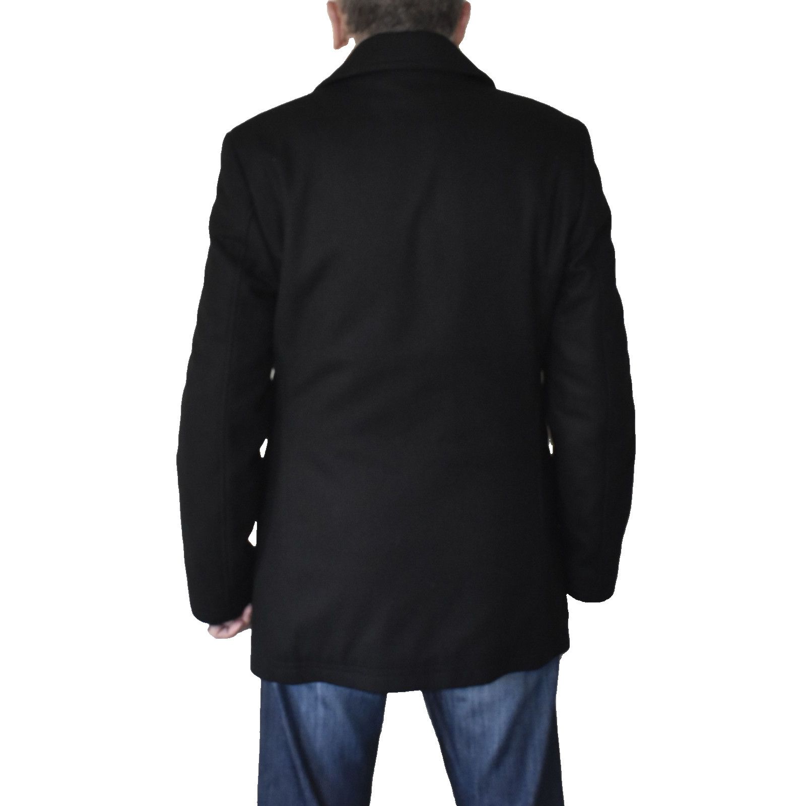 Lauren Ralph Lauren NEW RALPH LAUREN Luke Wool Blend Double Breasted Peacoat 40R Size US XXS / EU 40 - 3 Thumbnail
