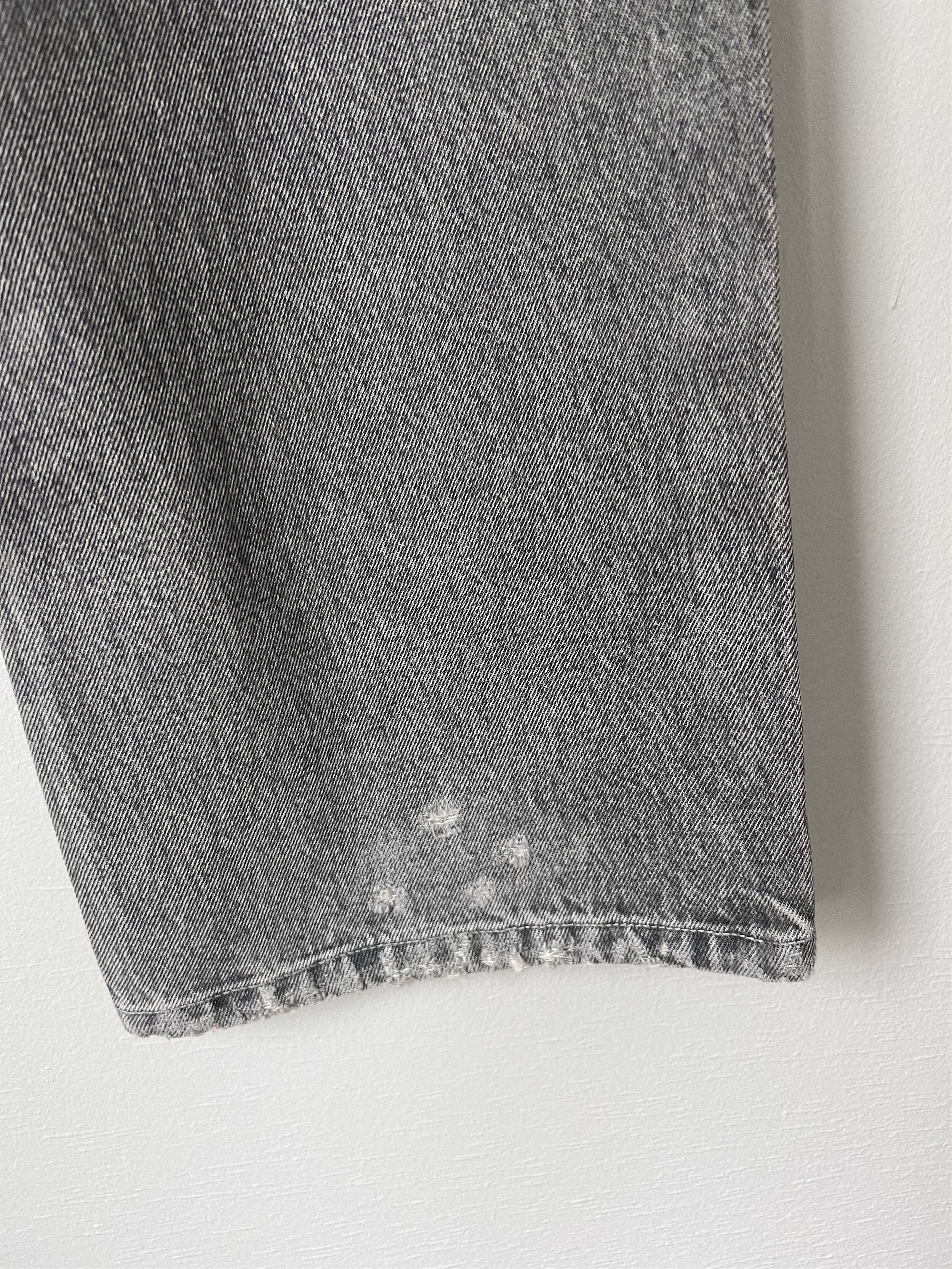 Slam Jam × Umbro Umbro Slam Jam Penalty Culture Lasered Logo Jeans in Grey Size US 34 / EU 50 - 7 Thumbnail