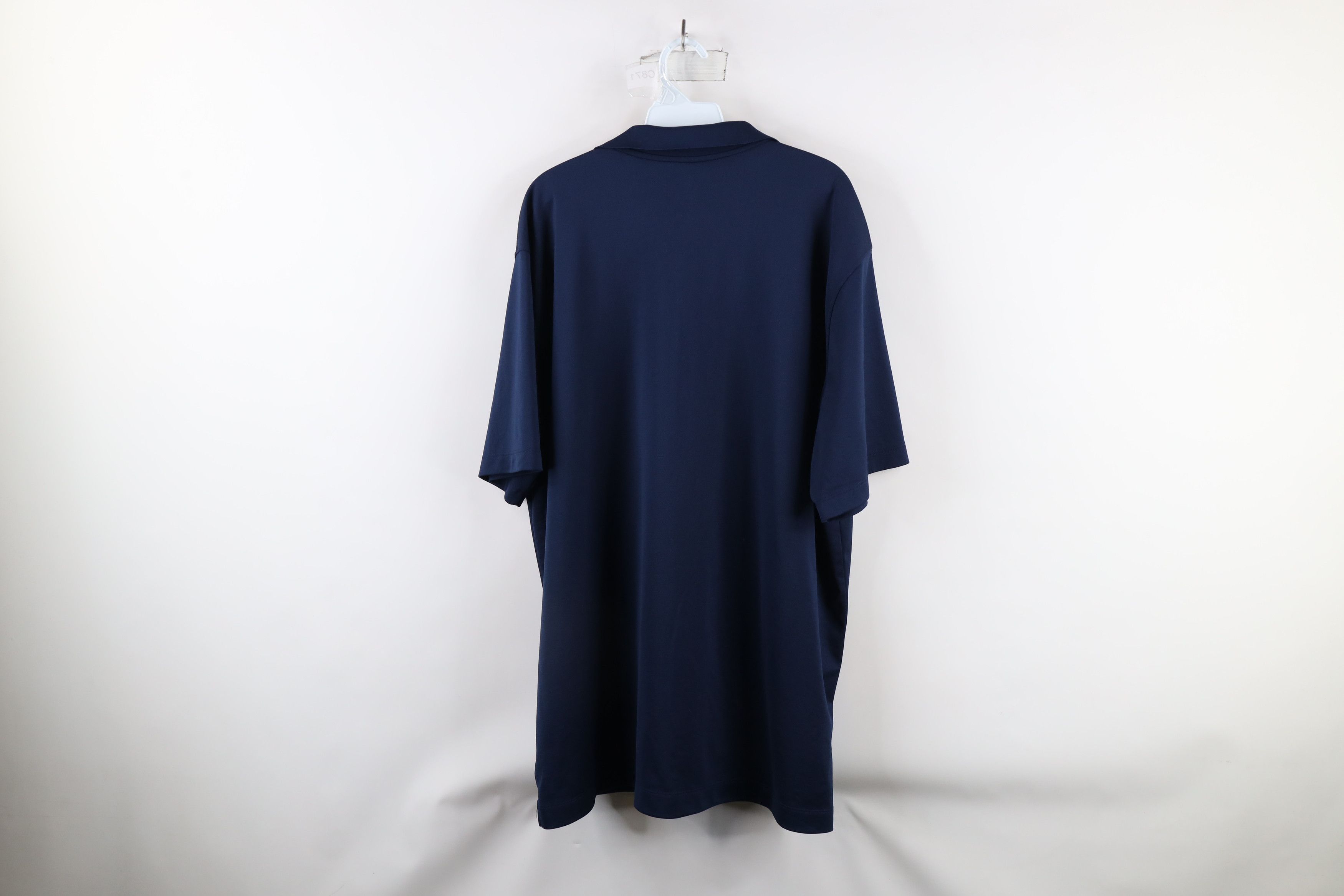 Nike × Vintage Nike Out Detroit Tigers Baseball Collared Polo Shirt Blue Size US XXL / EU 58 / 5 - 11 Thumbnail