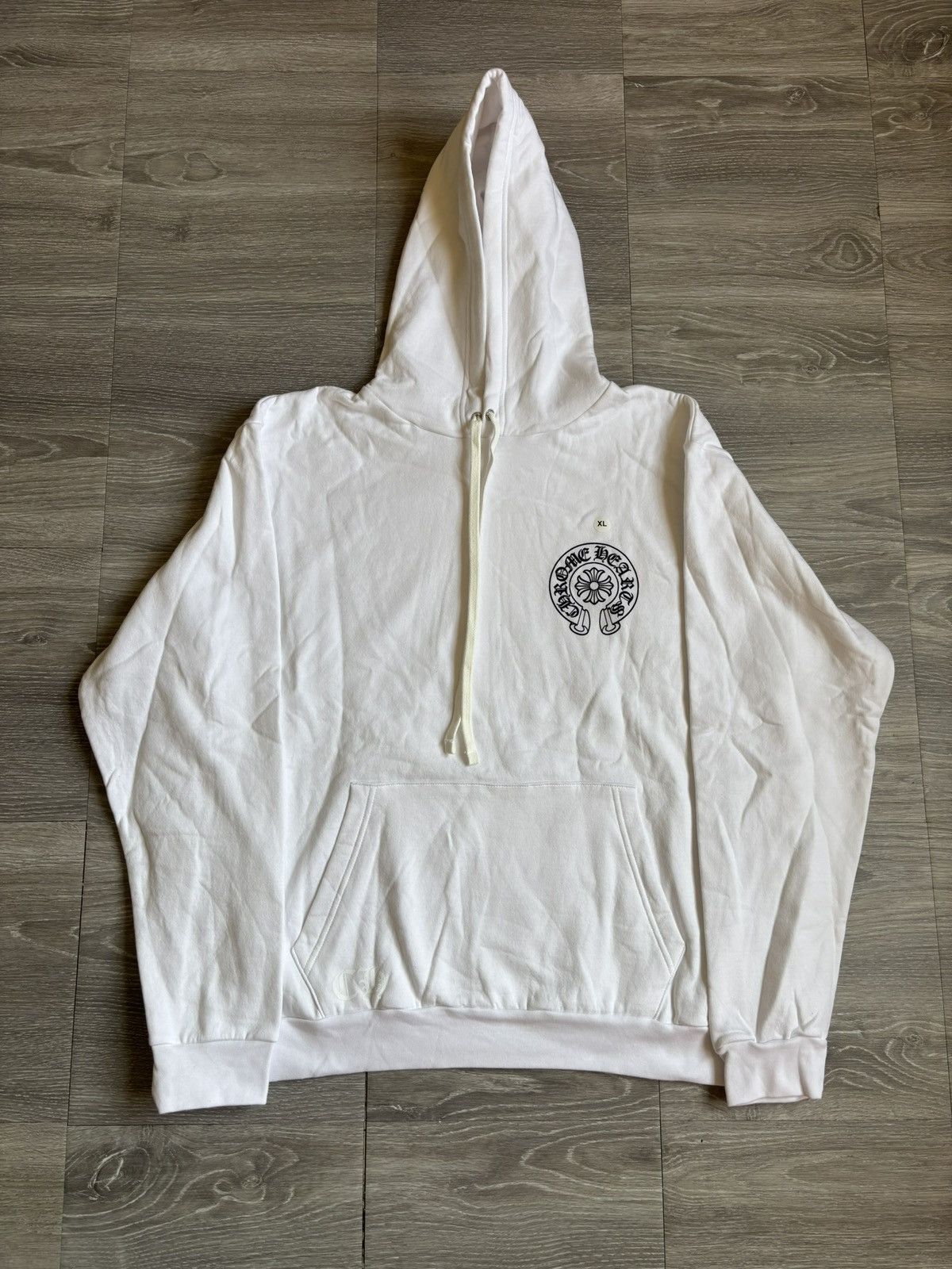 Chrome Hearts Chrome Hearts White Miami Horseshoe Hoodie Size US XL / EU 56 / 4 - 5 Thumbnail