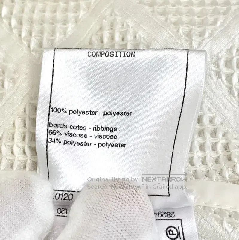 Chanel Chanel White Quilted Polyester Jacket . Size S / US 4 / IT 40 - 7 Thumbnail