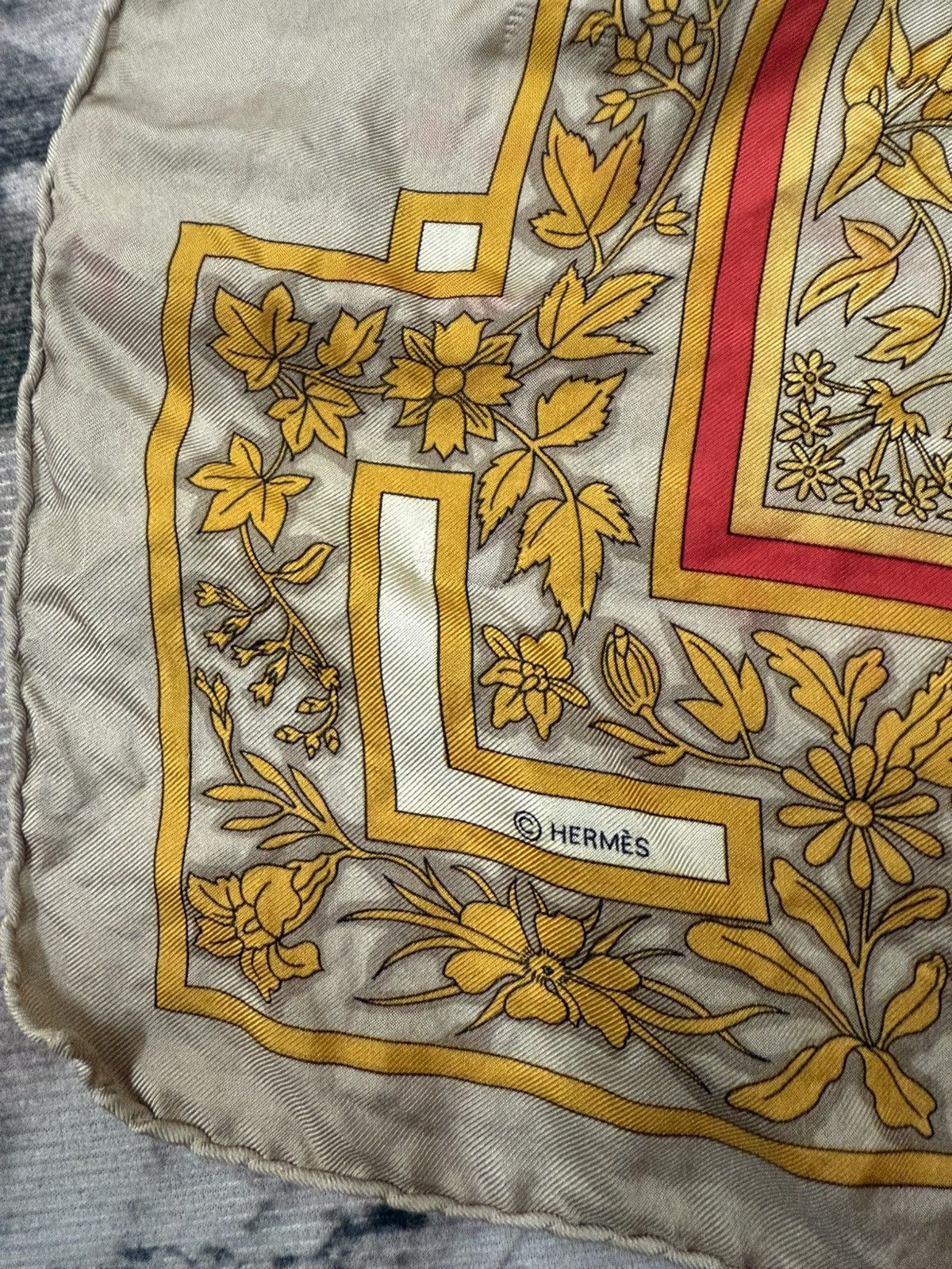 Hermes vintage Herme’s Paris JoyauxdeL’ete Jacquelot 90s Silk Scarf Size ONE SIZE - 13 Thumbnail