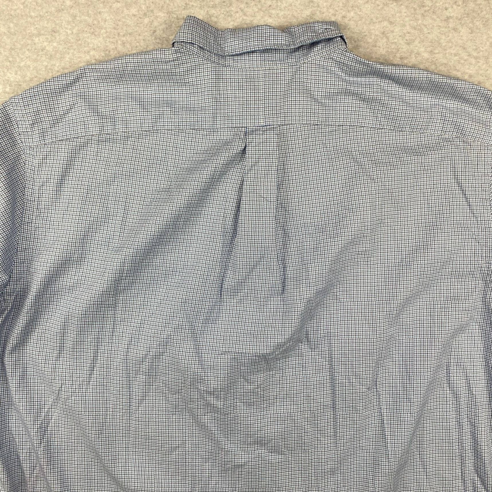 Ralph Lauren Ralph Lauren Button-Down Shirt Men XLT Blue Houndstooth Long Sleeve Classic Fit Button-Up Casual Size US XL / EU 56 / 4 - 6 Thumbnail