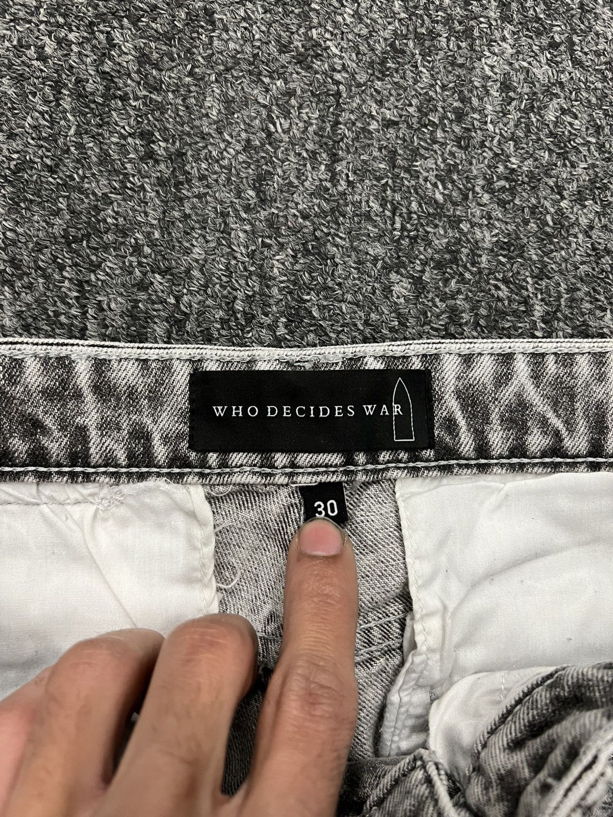 Who Decides War Moto denim vintage grey Size US 30 / EU 46 - 3 Thumbnail