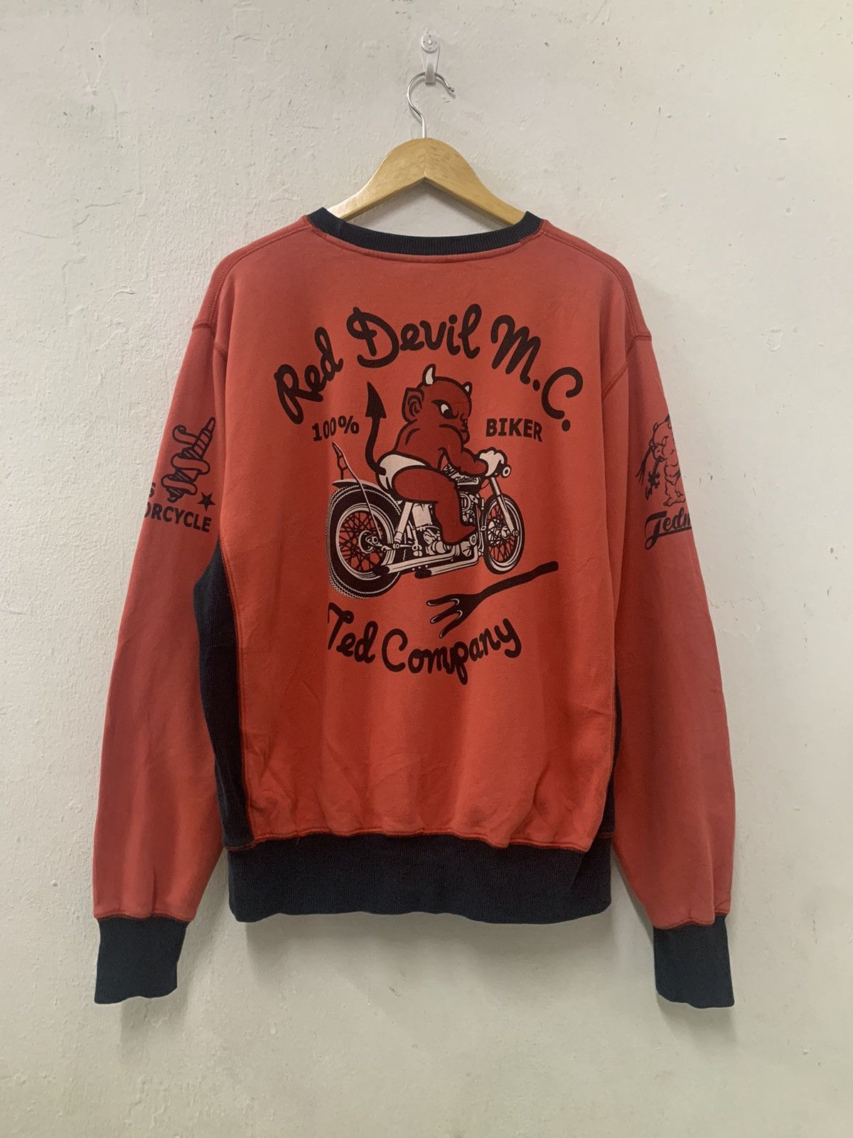 Tedman Tedman Red Devil M.C. 100% Biker Size US L / EU 52-54 / 3 - 2 Thumbnail