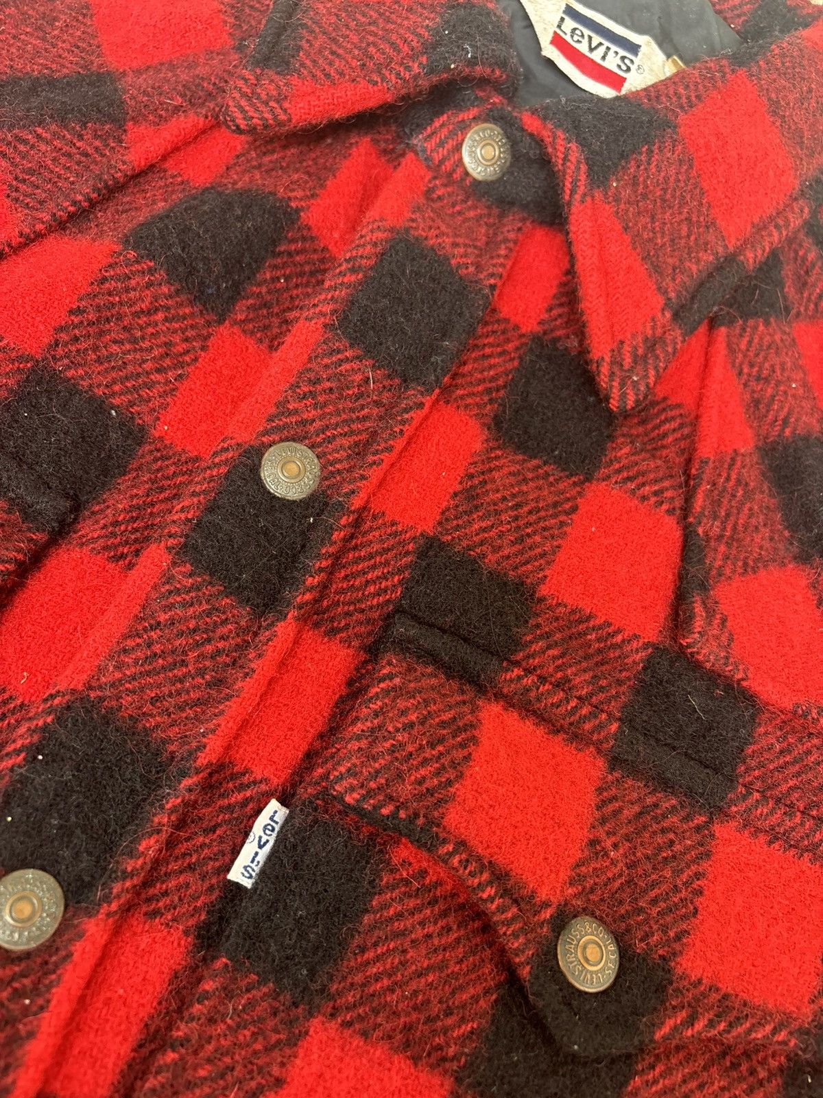 Levi's Vintage Clothing Vintage Levis 80s Flanel Shirt Size US M / EU 48-50 / 2 - 5 Thumbnail