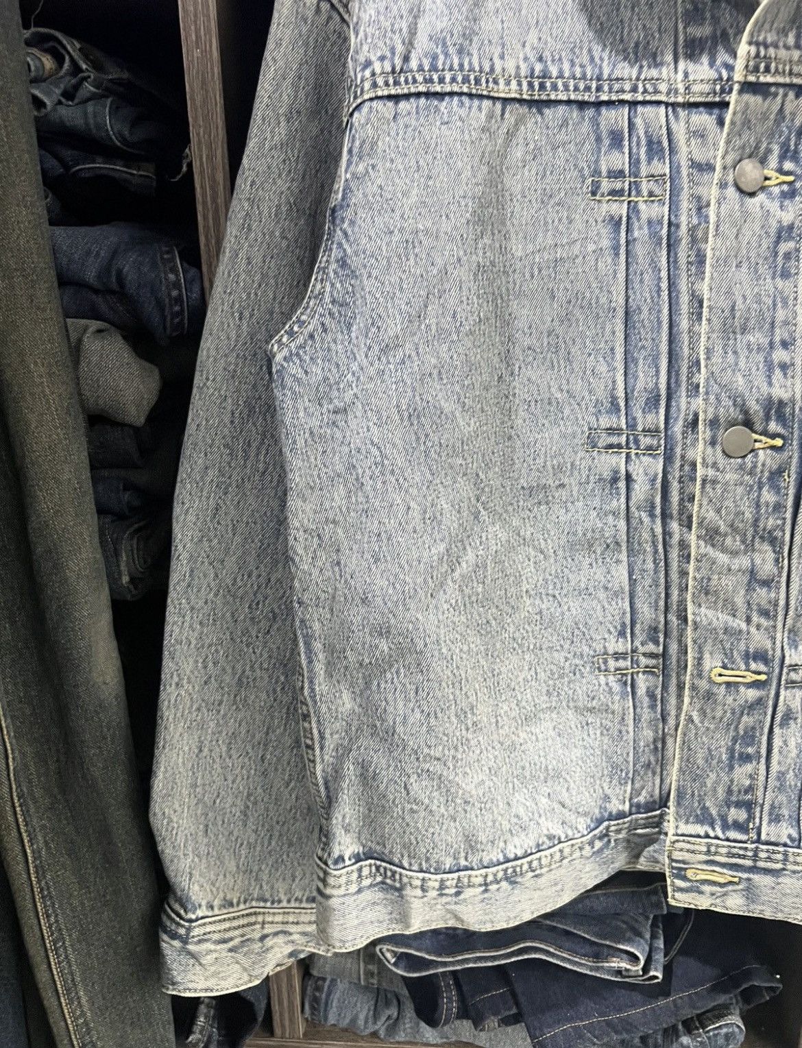 GU 🔥Rare Gu x 2001:A Space Oddyssey Denim Jacket Size US M / EU 48-50 / 2 - 8 Thumbnail
