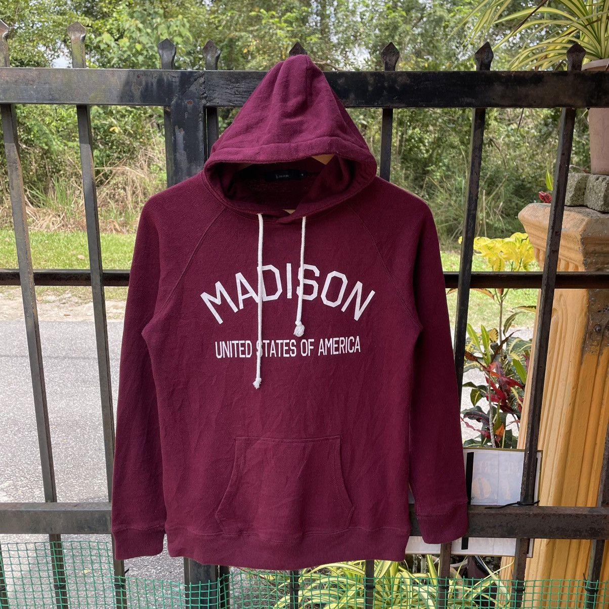 Japanese Brand × RAGEBLUE × Vintage 🔥🇯🇵Rageblue Madison United States America Pullover Hoodie Size US XS / EU 42 / 0 - 1 Thumbnail