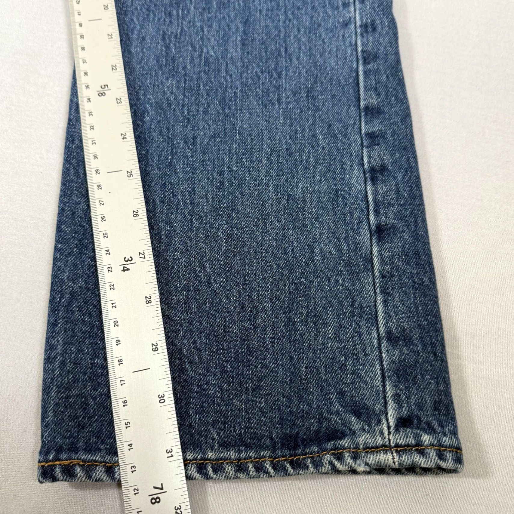 Levi's Levi's 501 Jeans Men Medium Blue Denim Straight 501 Original Fit W34 L32 Cowboy Western Workwear Jeans Size US 34 / EU 50 - 7 Thumbnail