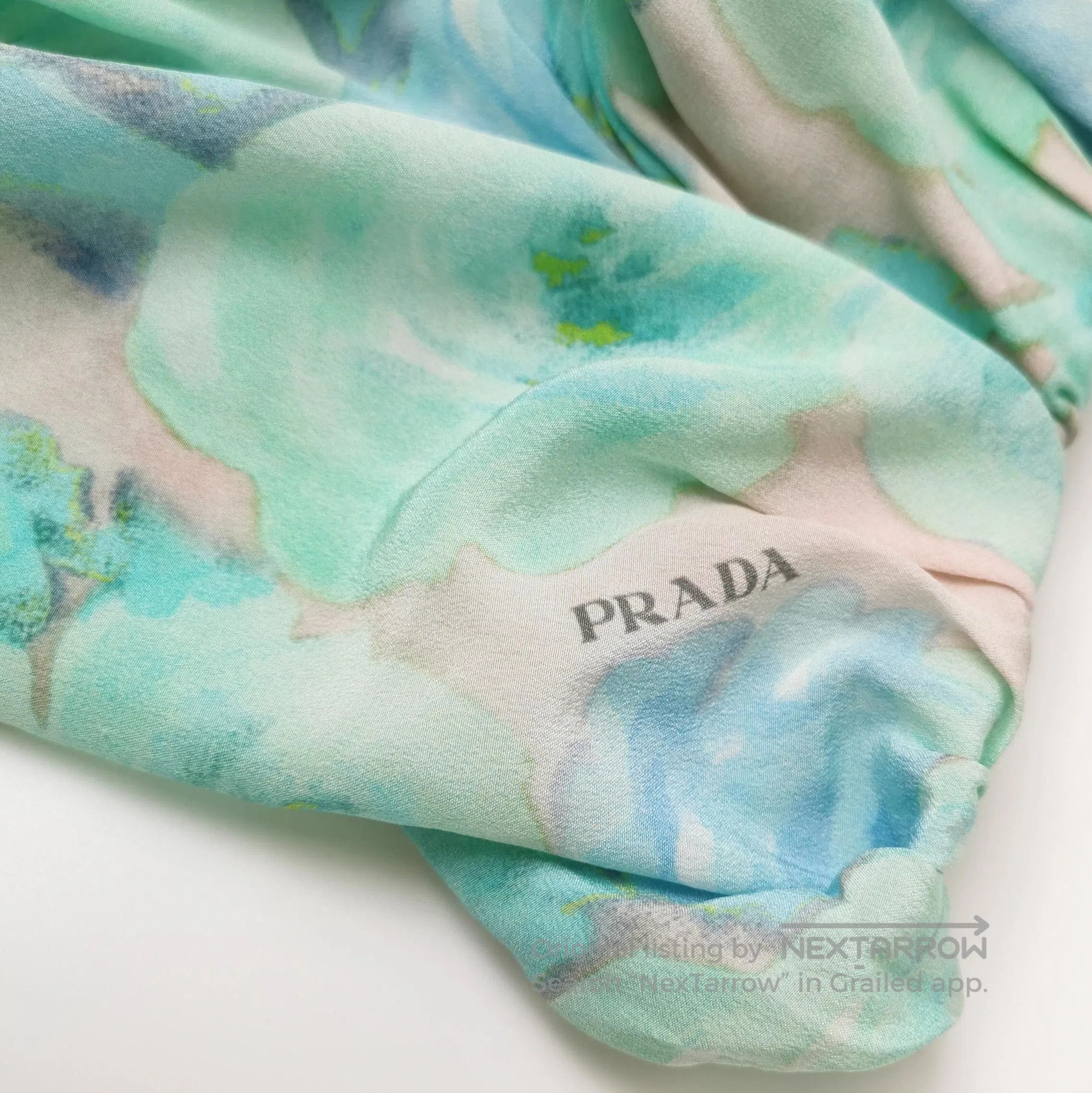 Prada Prada Colorful Silk Dress Size 4. Size M / US 6-8 / IT 42-44 - 3 Thumbnail