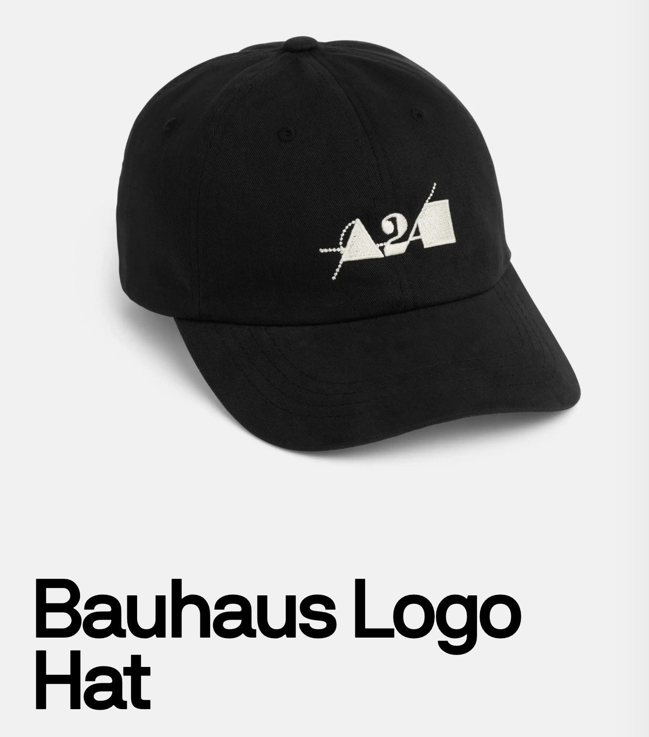 レア新品未使用A24 Bauhaus Logo Hat A24 Bauhaus Logo Hat 【新品未使用】