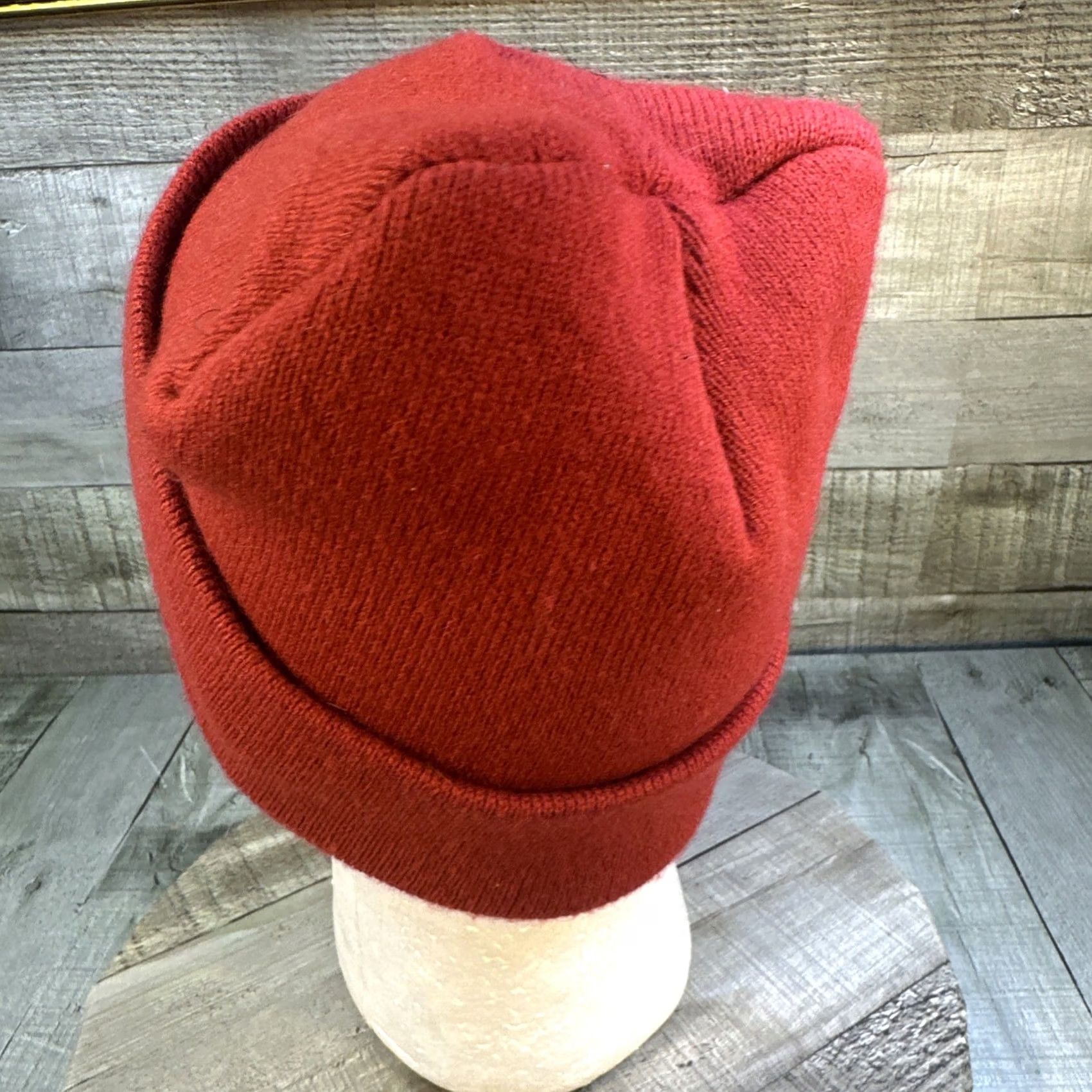 Logo 7 VINTAGE Panthers Football Beanie Red Knit Hat Embroidered Panther Logo Adult Unisex Size US 35 - 6 Thumbnail