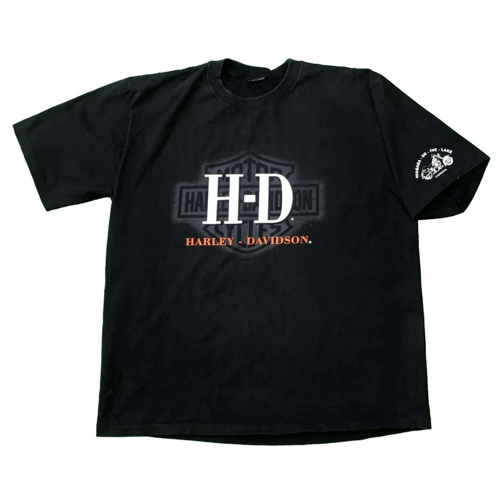 Harley Davidson × Vintage Vintage 2000 Harley Davidson T Shirt XL Niagara Falls Tee Size US XL / EU 56 / 4 - 1 Thumbnail