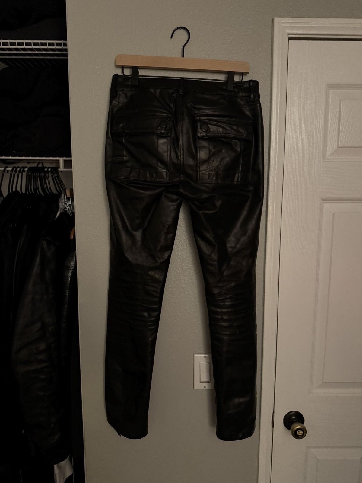 Rick Owens Rick Owens Leather Tyrone Pants Size US 30 / EU 46 - 8 Thumbnail