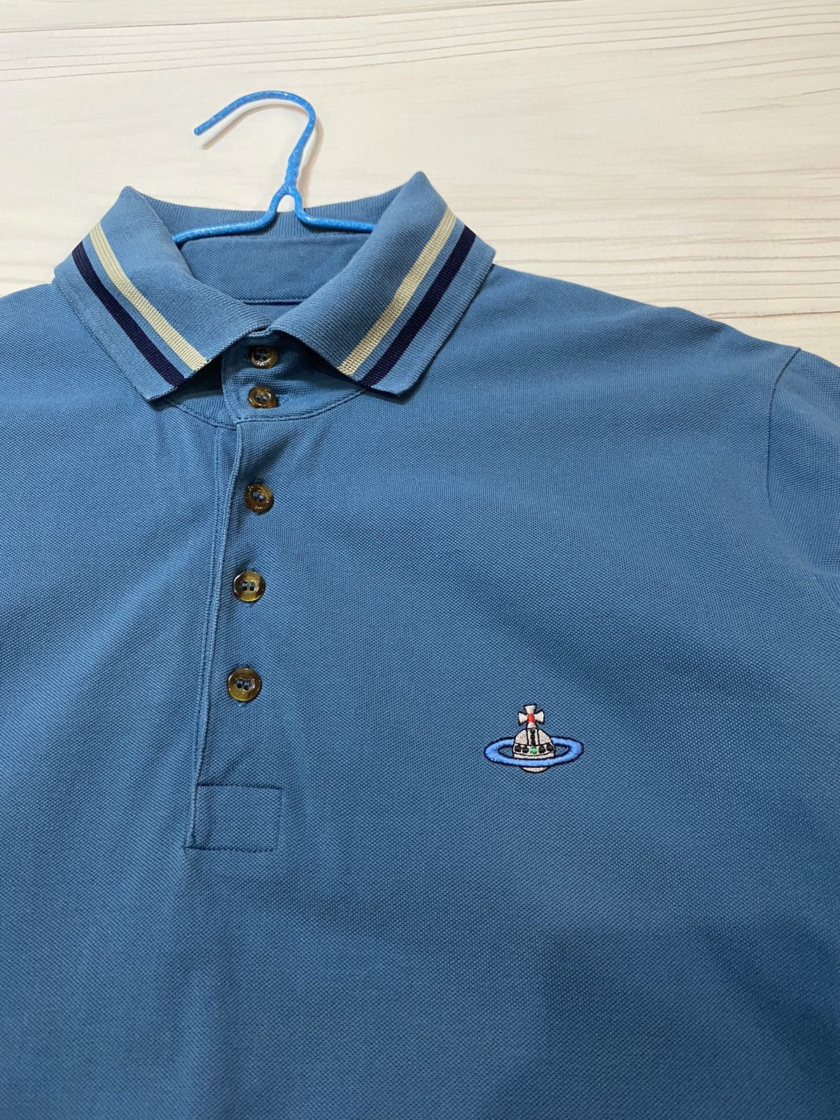 Vintage Vintage Vivienne Westwood y2k Polo T Shirt Size US L / EU 52-54 / 3 - 6 Thumbnail