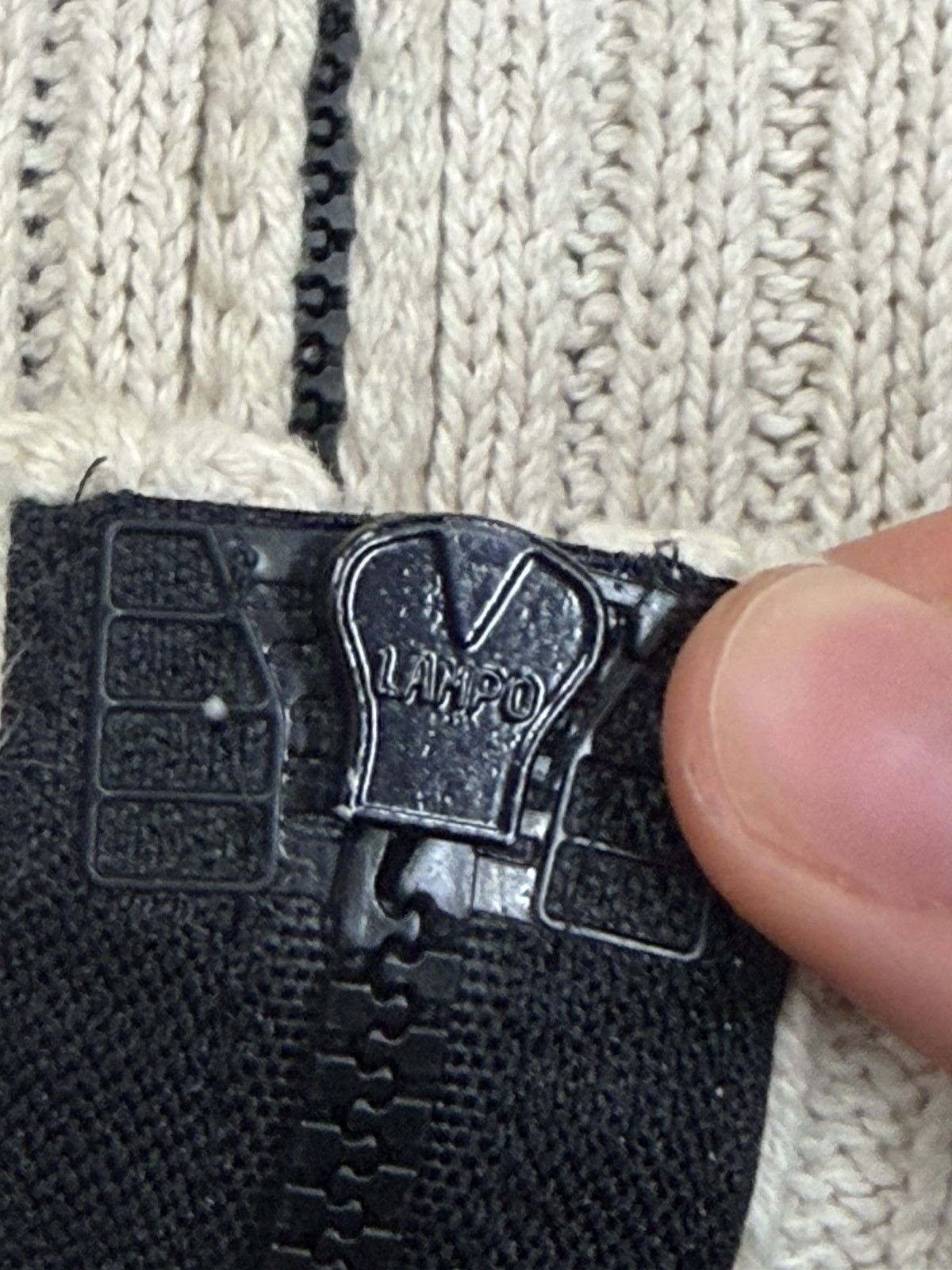 Stone Island SS05 Stone Island Zip-up knit sweater Size US XL / EU 56 / 4 - 5 Thumbnail
