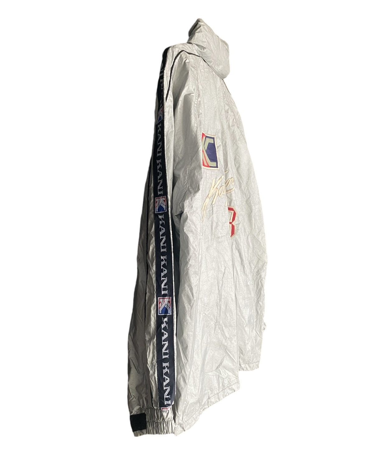 Vintage Rare KARL KANI Side Tape Light Zipper Jacket Hoodie (L) Size US L / EU 52-54 / 3 - 13 Thumbnail