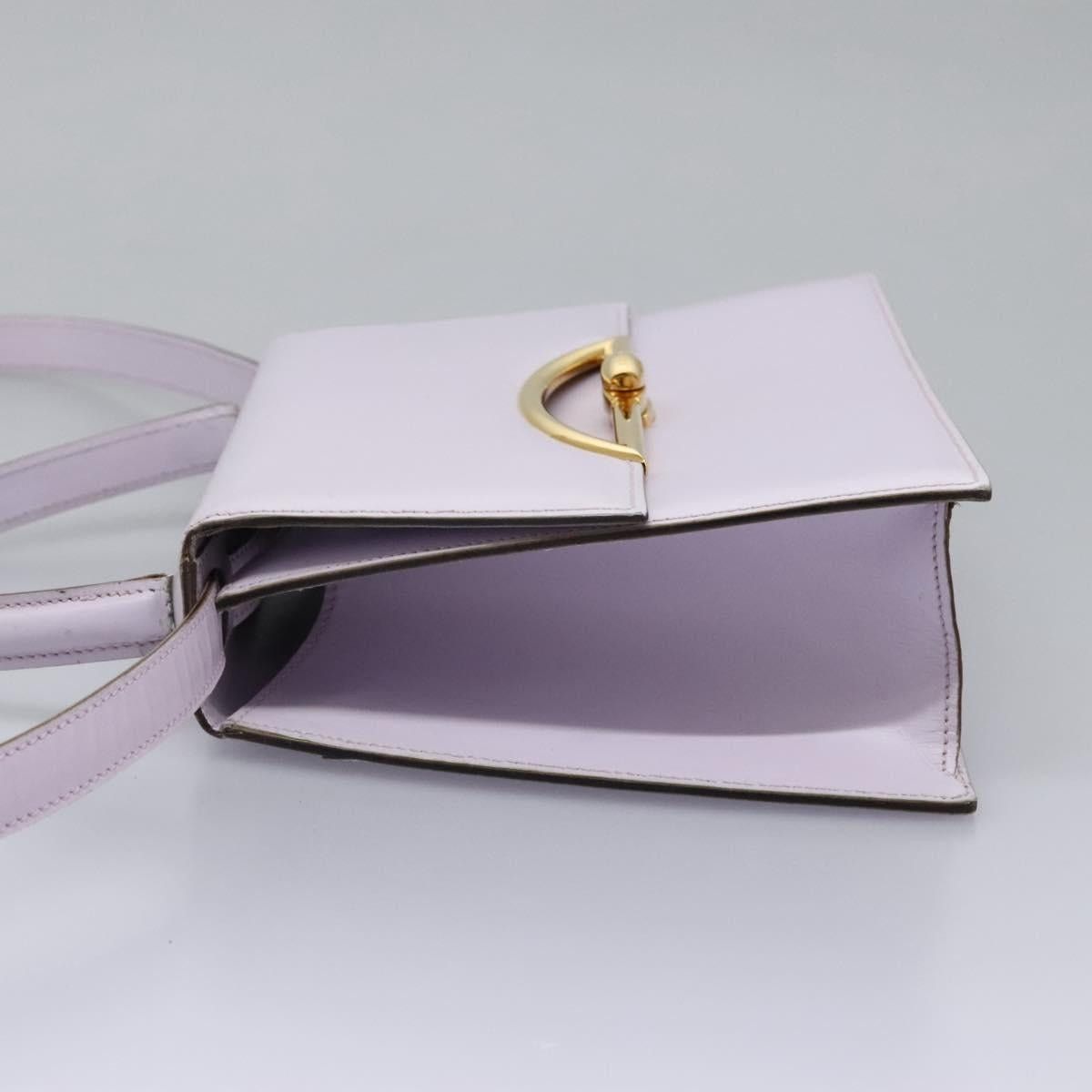 Celine CELINE Hand Bag Leather Purple Gold Size ONE SIZE - 4 Thumbnail