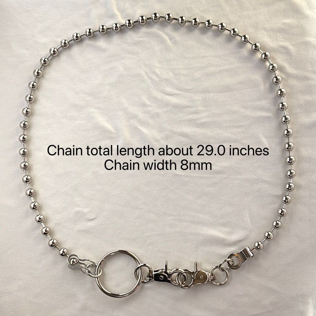 Other Bead Pants Chain for Men Women,Jeans Chain,Keys Chain Size ONE SIZE - 3 Thumbnail
