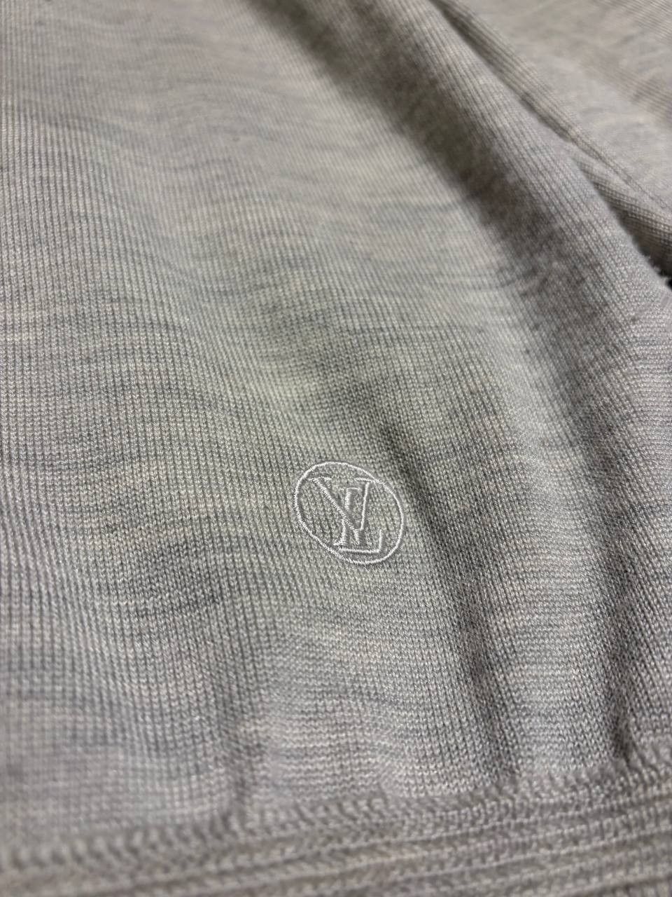 Louis Vuitton Louis Vuitton Kim Jones Era Grey Full-Zip Cardigan Size US M / EU 48-50 / 2 - 2 Thumbnail