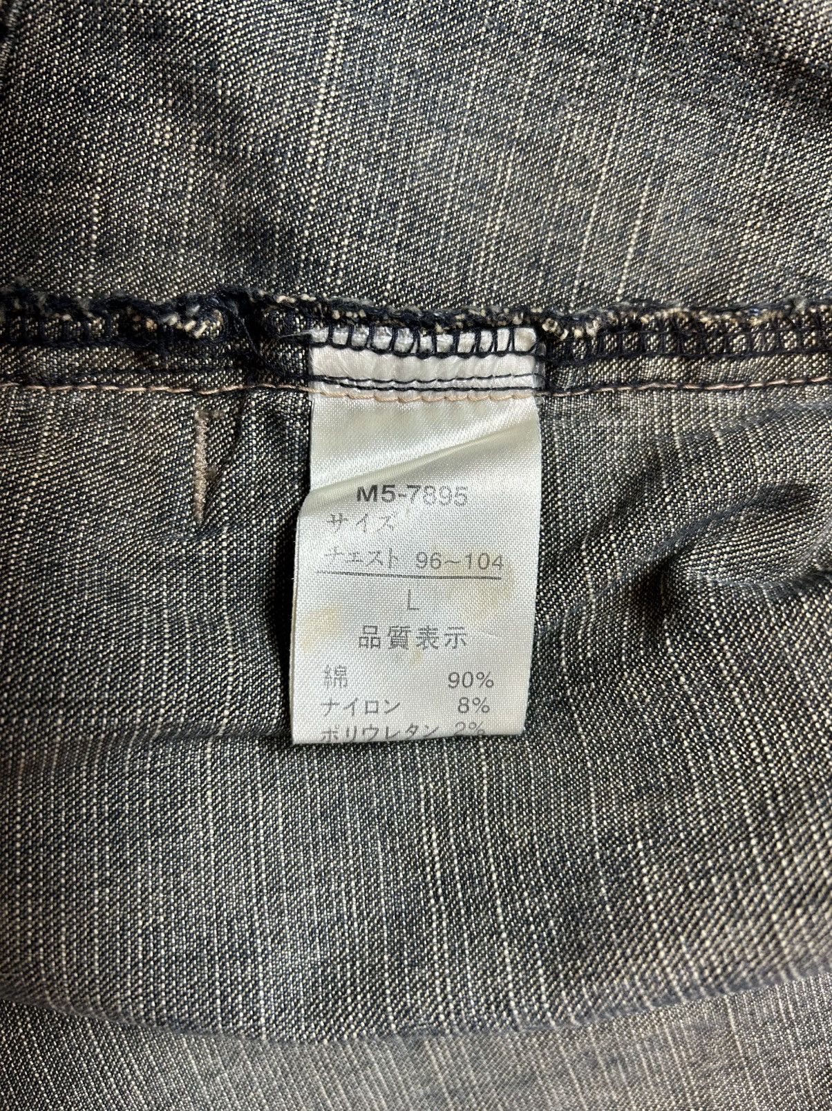 Designer × Marithe + Francois Girbaud MARITHE FRANCOIS GIRBAUD BONDAGE DENIM JACKET Size L / US 10 / IT 46 - 7 Thumbnail
