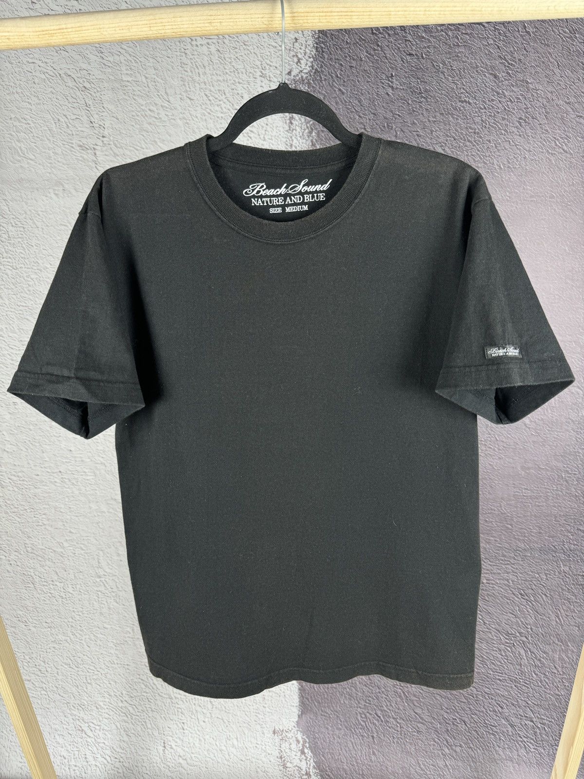 If Six Was Nine × Japanese Brand × Vintage Beach Sound nature and blue vintage black basic tee shirt Size US M / EU 48-50 / 2 - 3 Thumbnail