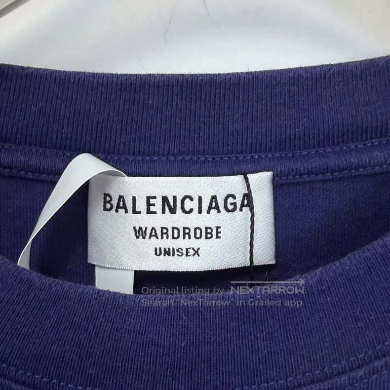 Balenciaga Balenciaga Blue cola short-sleeved Size US M / EU 48-50 / 2 - 2 Thumbnail
