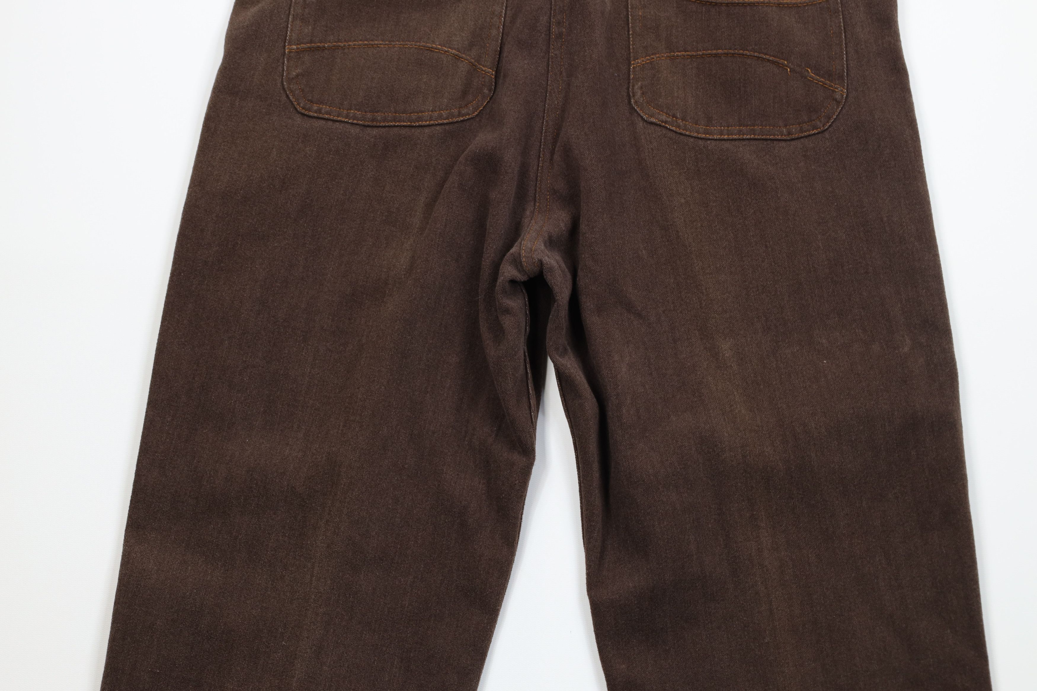 Vintage Vintage 70s Streetwear Cotton Chamois Cloth Wide Leg Pants Size US 32 / EU 48 - 11 Thumbnail