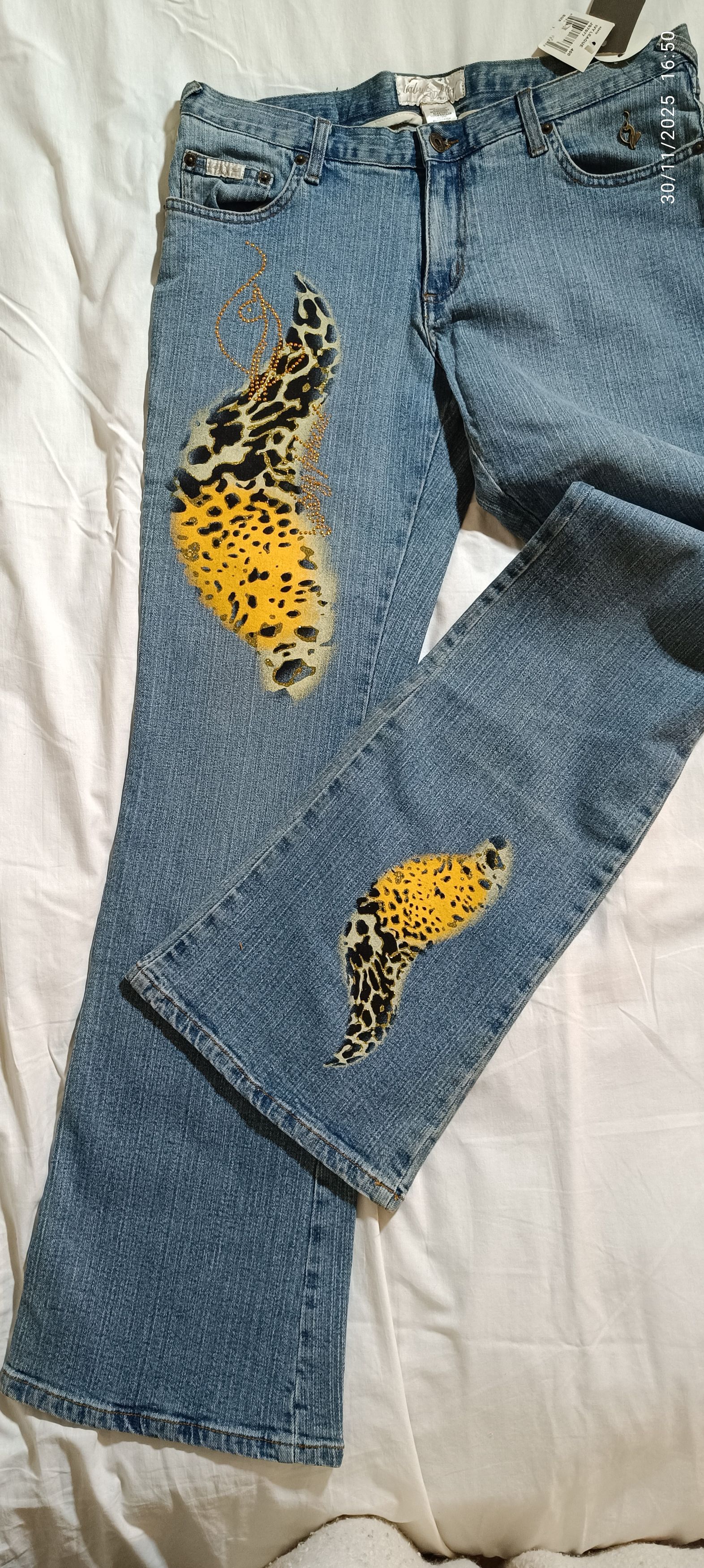 Other Baby Phat Y2K Leopard Print Jeans – New / Never Worn Size 27" / US 4 / IT 40 - 1 Thumbnail
