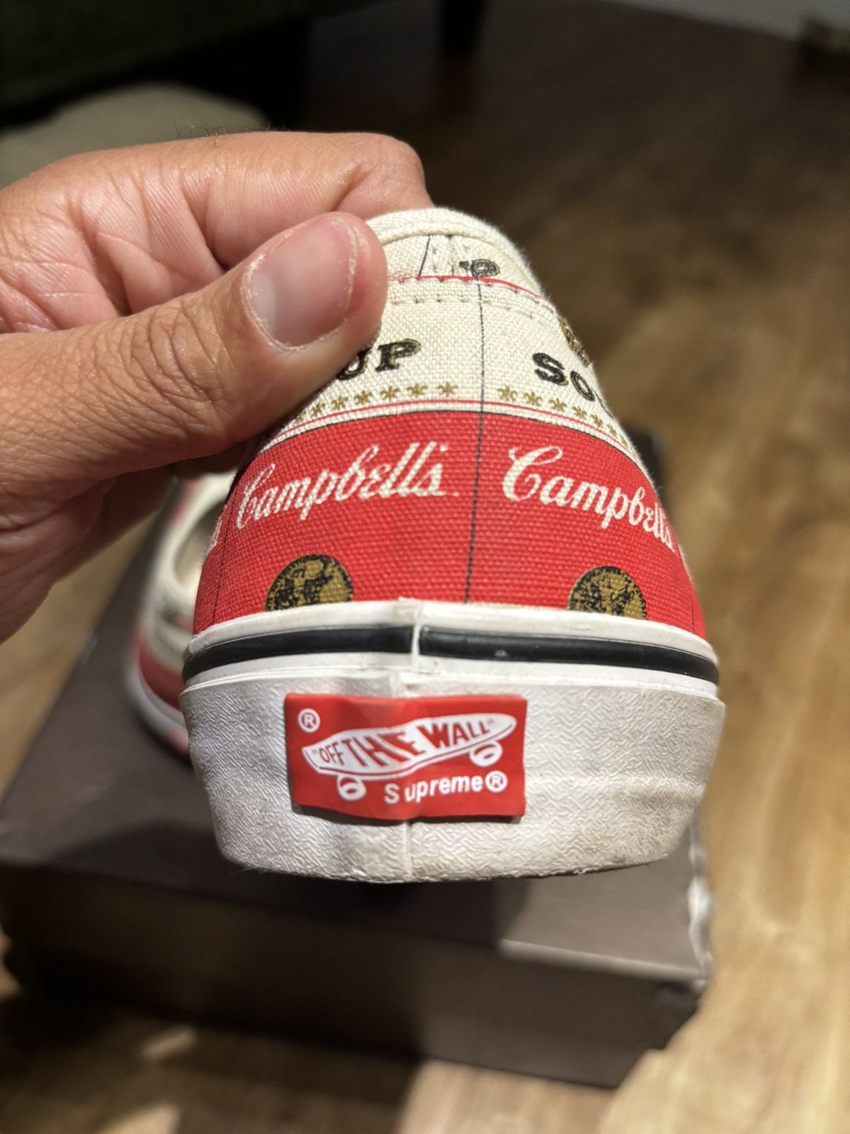 Andy Warhol × Supreme Vans Supreme x Authentic Pro 'Campbell's Soup' Size US 11.5 / EU 44-45 - 6 Thumbnail