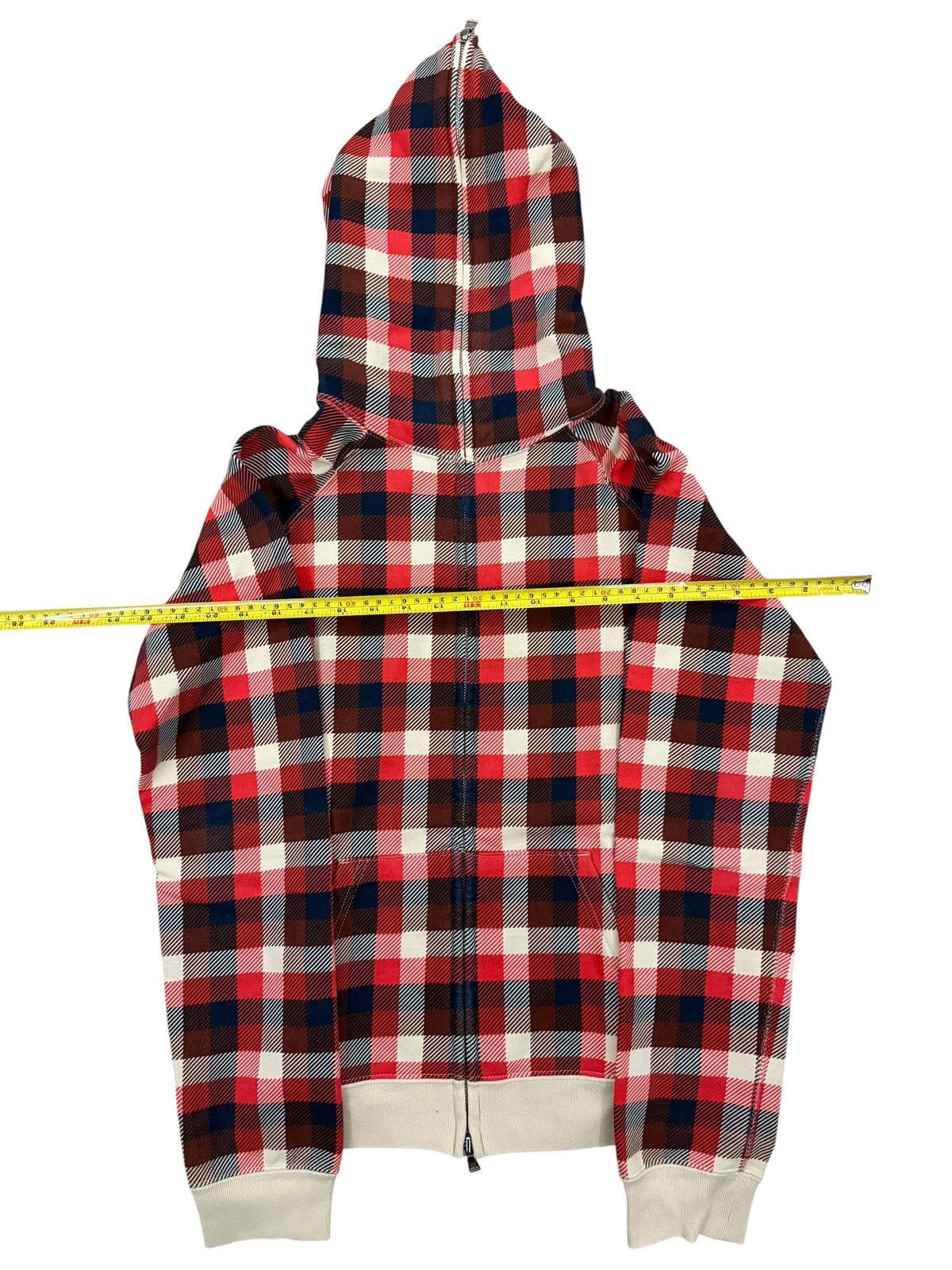 Bape Bape Checkered Fullzip Hoodie MULTI Size S / US 4 / IT 40 - 3 Thumbnail