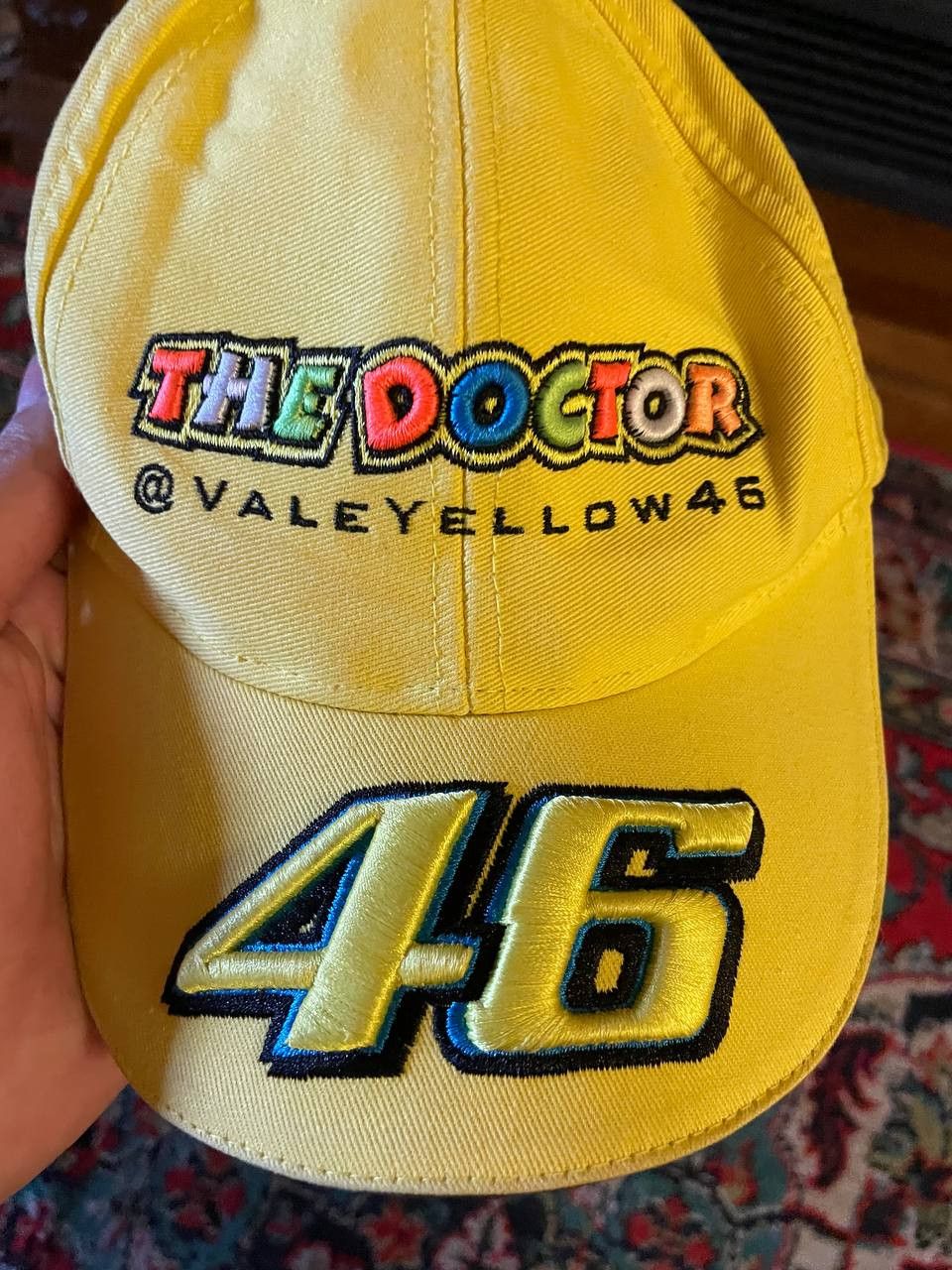Valentino 🧢 Valentino Rossi "The Doctor" 46 Cap – MotoGP Style 🏁 Size ONE SIZE - 2 Thumbnail