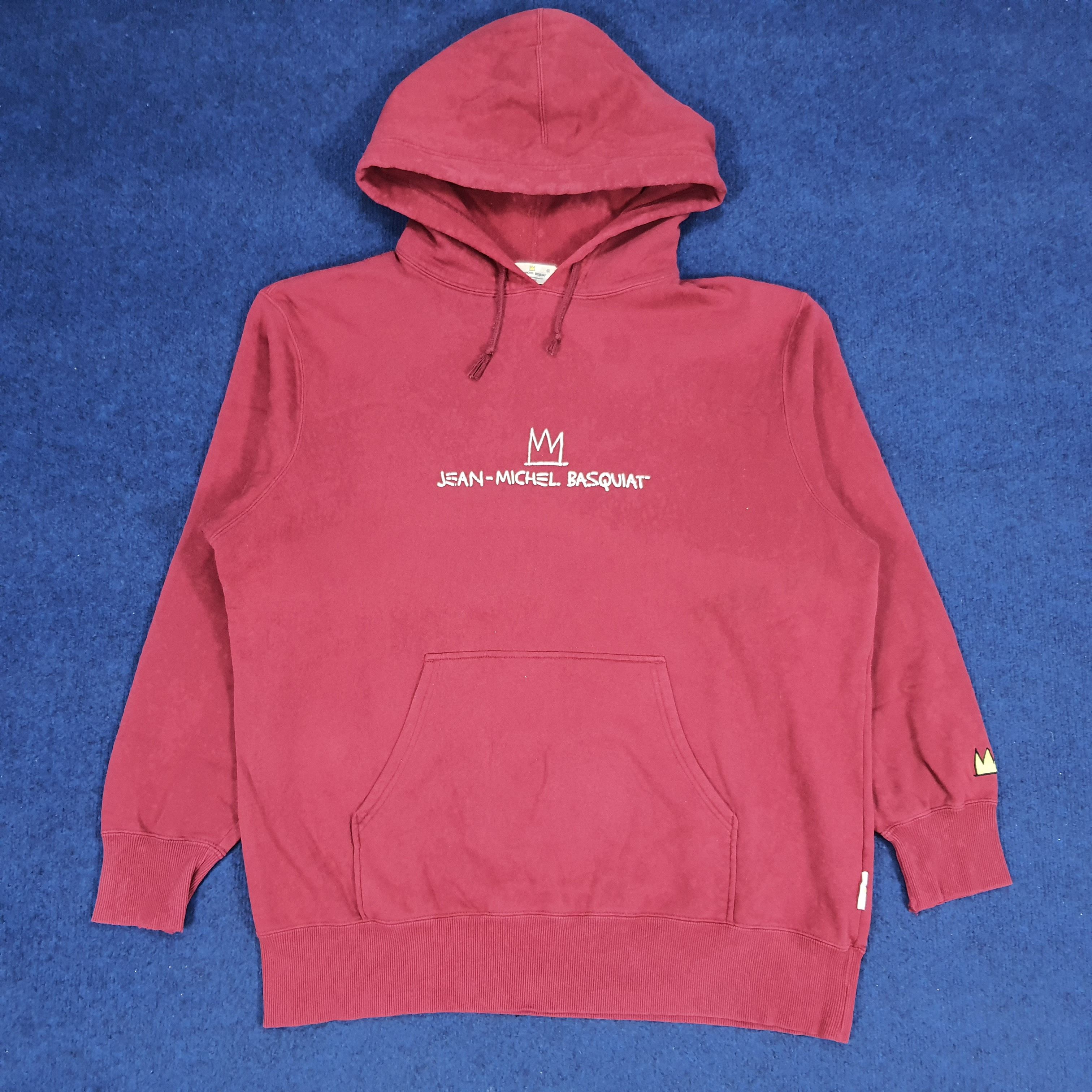 Jean-Michel Basquiat × Vintage Vintage Jean Michel Basquiat Streetwear Designer Hoodie Size US XL / EU 56 / 4 - 1 Thumbnail