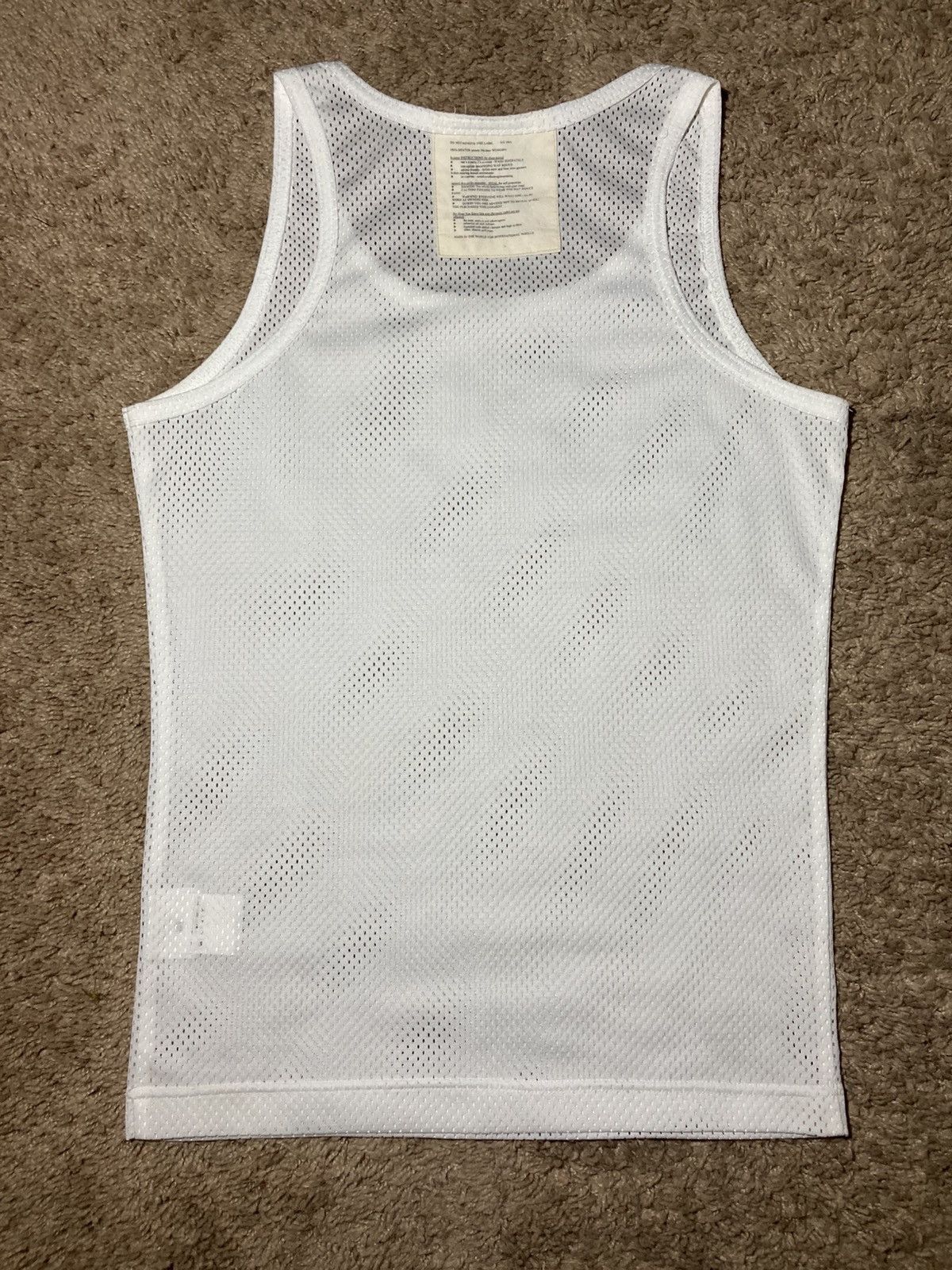 SS99 Dexter Wong Mesh Tank Top Basketball Jersey UK 90s 1999