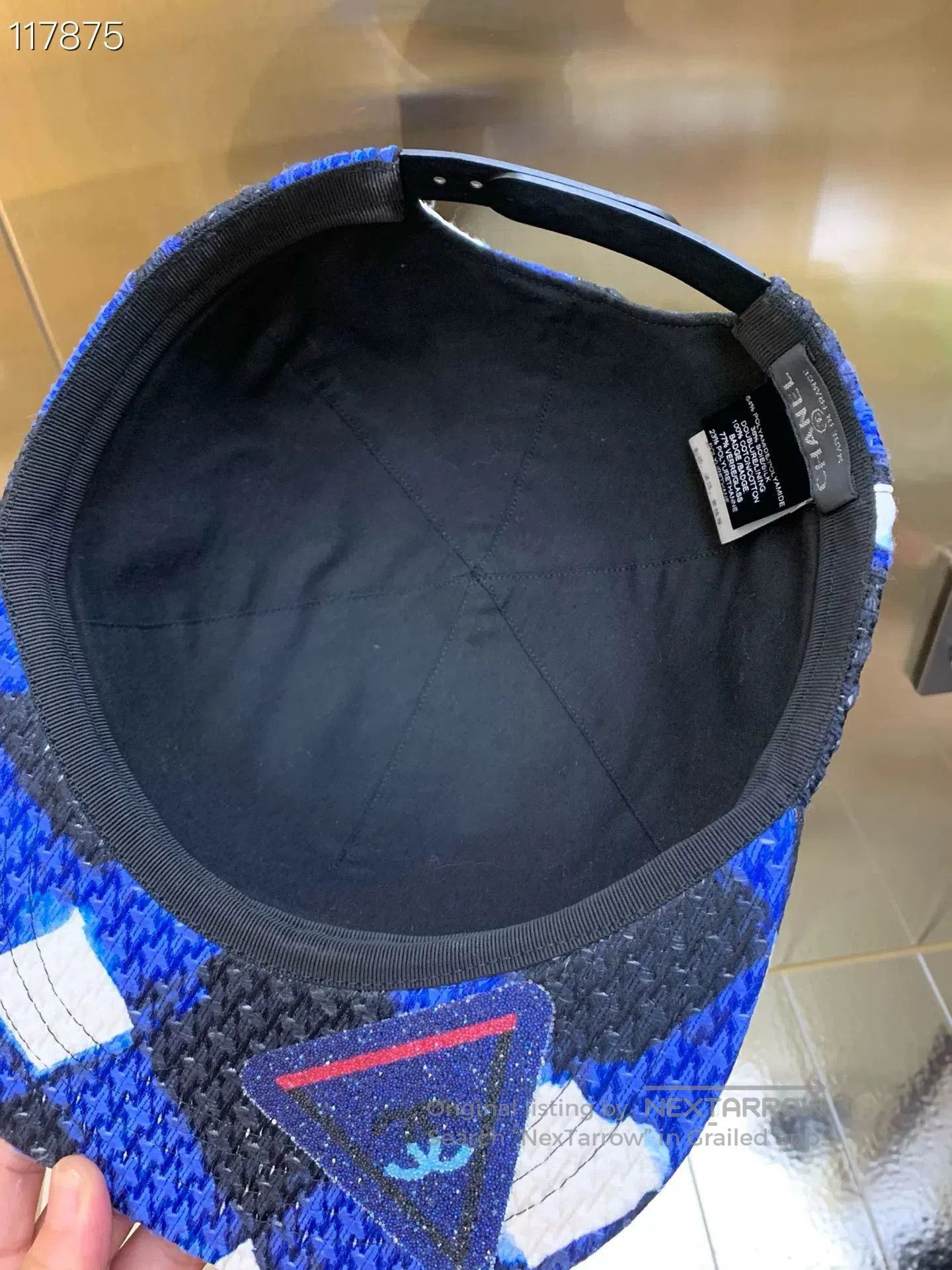 Chanel Chanel Celebrity Graffiti Check Baseball Cap. Size ONE SIZE - 5 Thumbnail