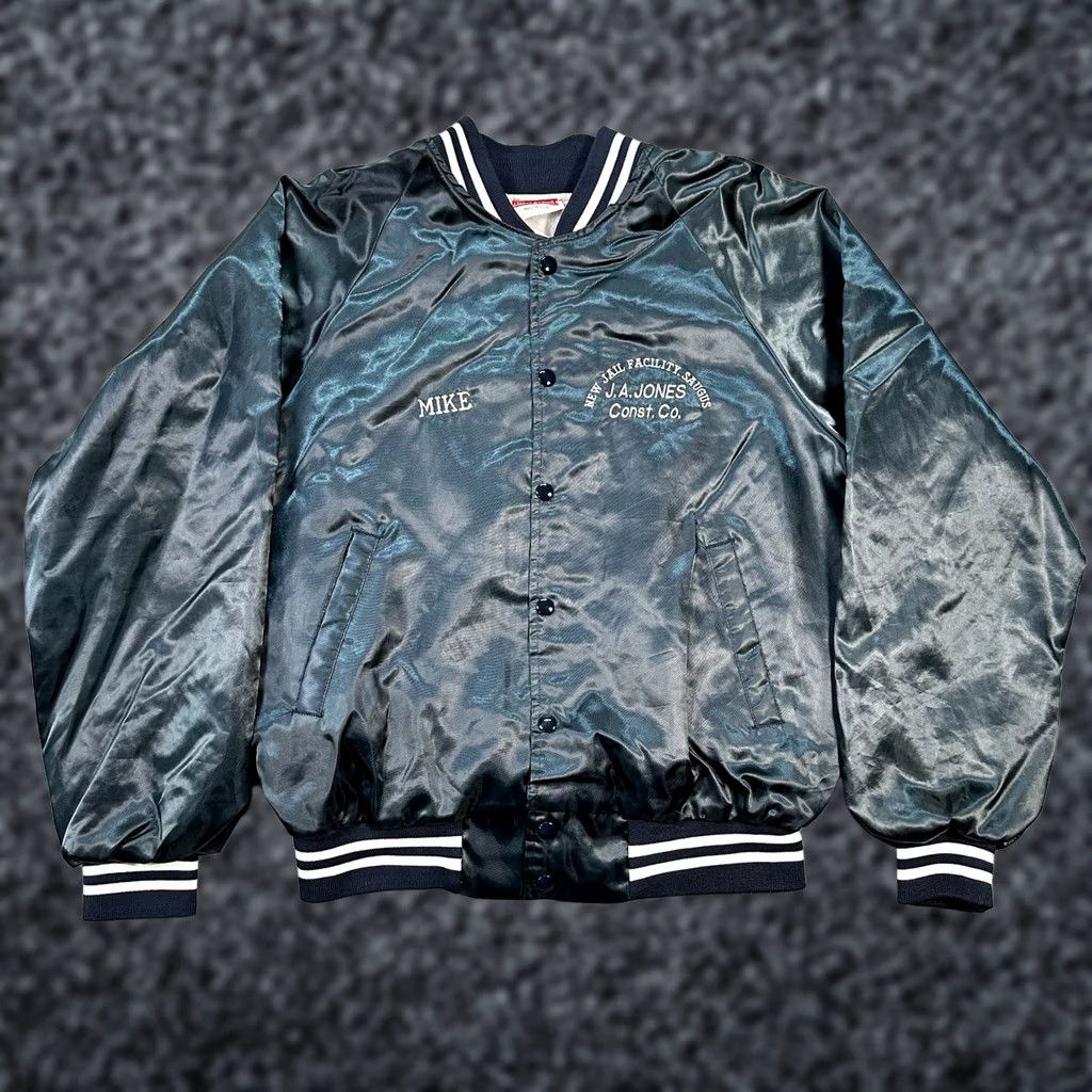 Vintage Hartwell Bomber Jacket Blue Men's M Pockets Snap Mid-Length Winter Casual Vintage No Jail Facility Saugus New Mike New Jail Facility Saugus Size US M / EU 48-50 / 2 - 1 Thumbnail